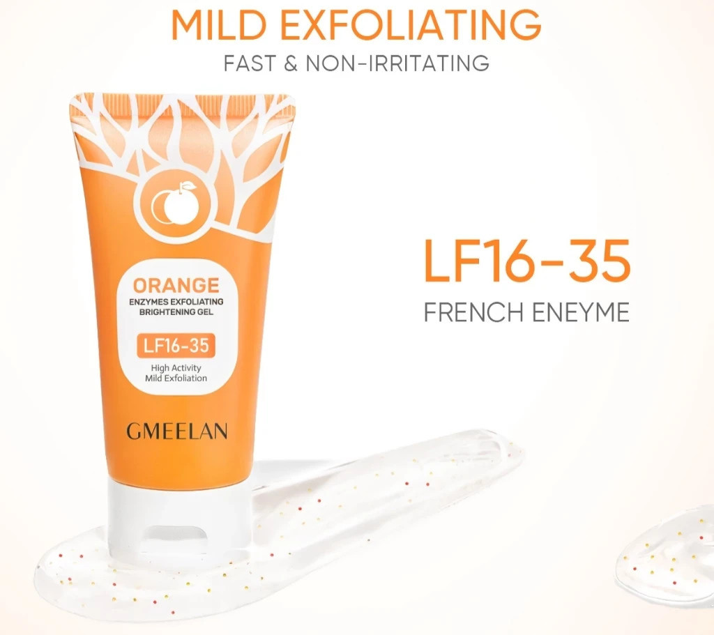 Gmeelan Orange Enzymes Exfoliating Brightening Gel 50g – LF16-35(EXP DATE: 2028)
