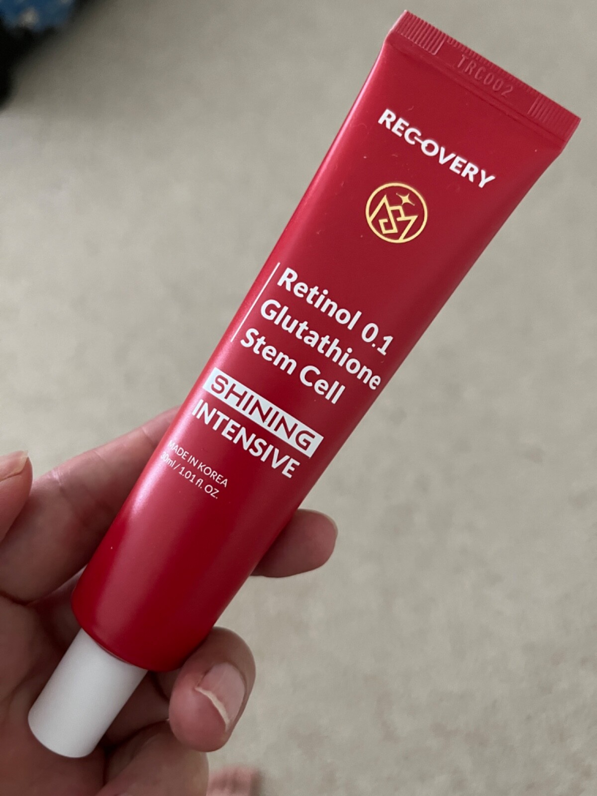 Retinol 0.1 Glutathione Stem Cell Cream, , made in South Korea