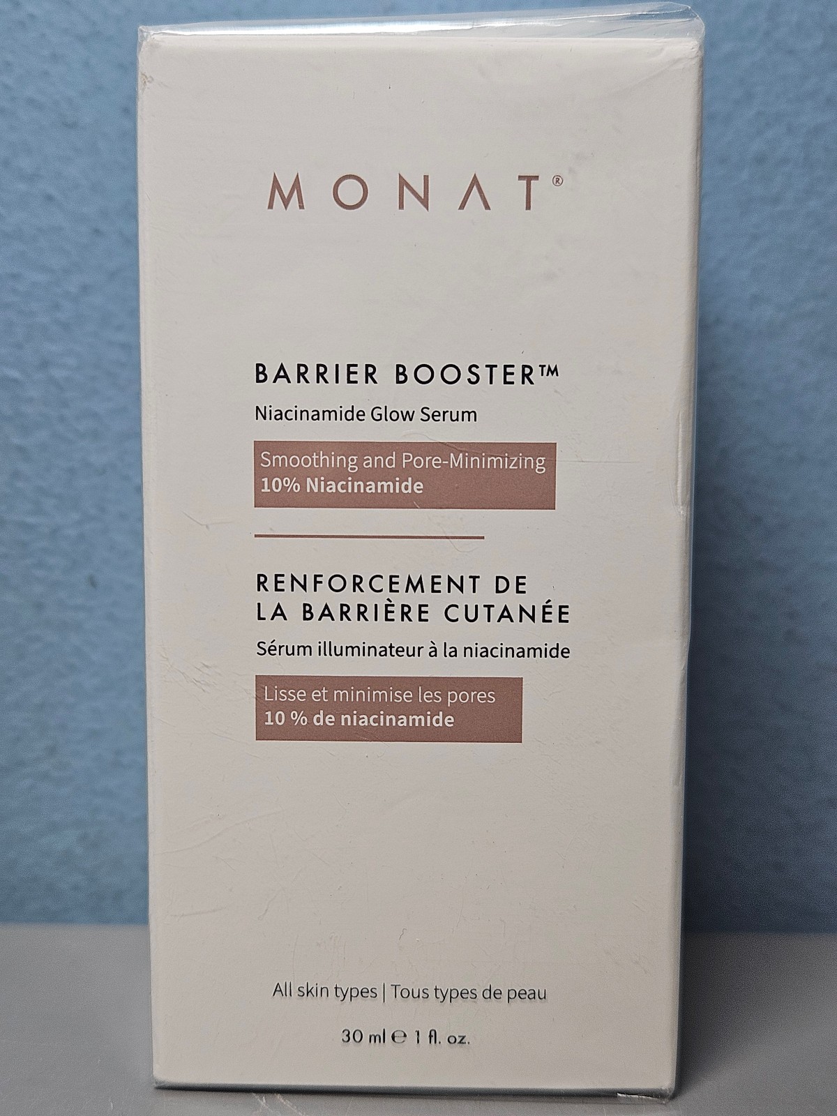 Monat Barrier Booster Niacinamide Glow Serum 1 fl. oz – New & Sealed