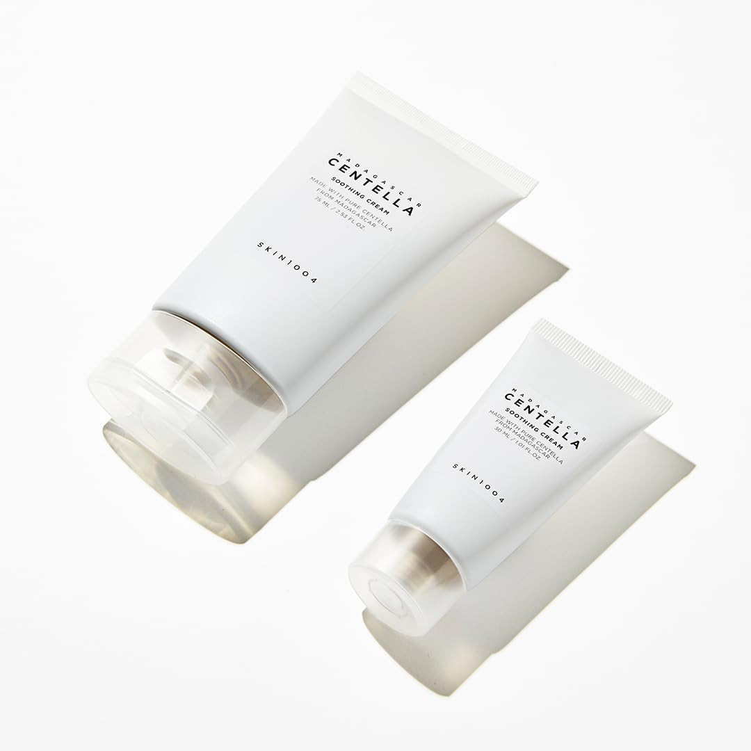 SKIN1004 Madagascar Centella Travel Kit, Toner, Ampoule, Soothing Cream, Cleansi