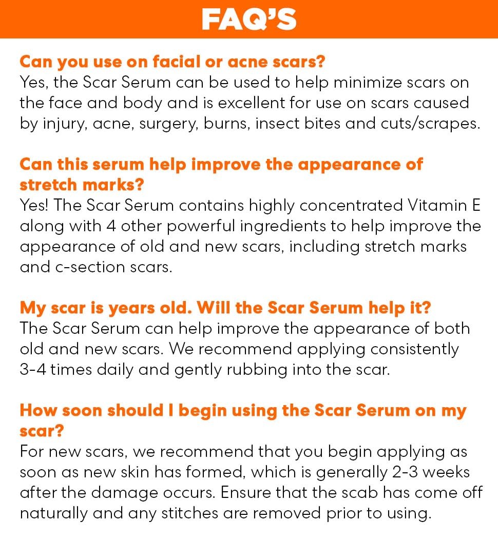 Palmer’s Cocoa Butter Formula Scar Serum, Skin Brightening Oil for Face & Body,