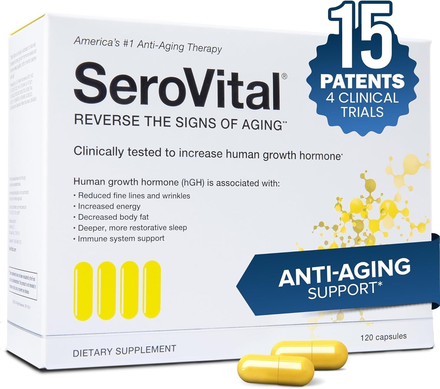 Renewal Complex – Clinically Proven Anti-Aging Amino Acid Supplement, 120 Count