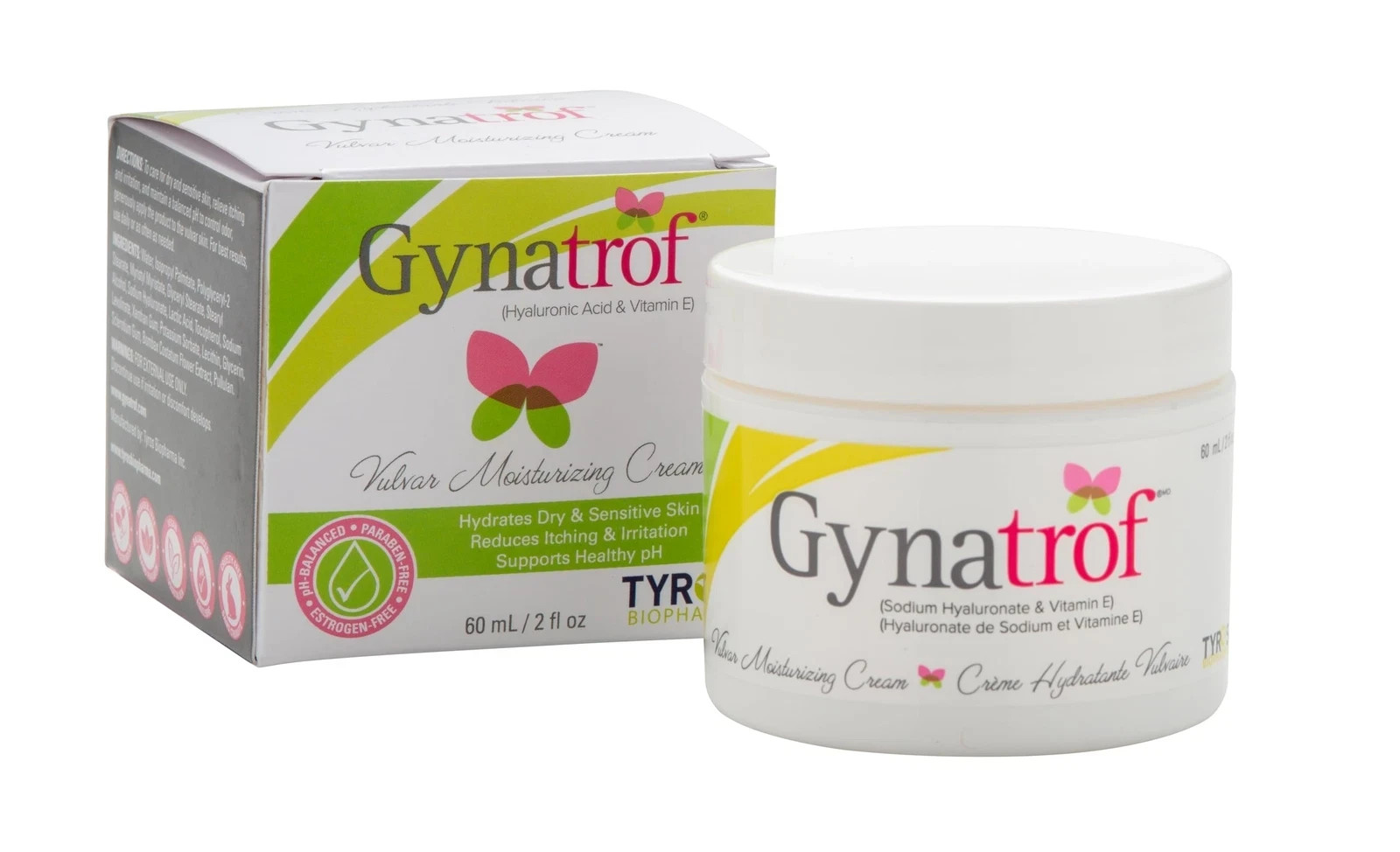 Gynatrof Vulva Moisture Cream – Hormone Free Clinically Proven OBGYN NO TARIFFE