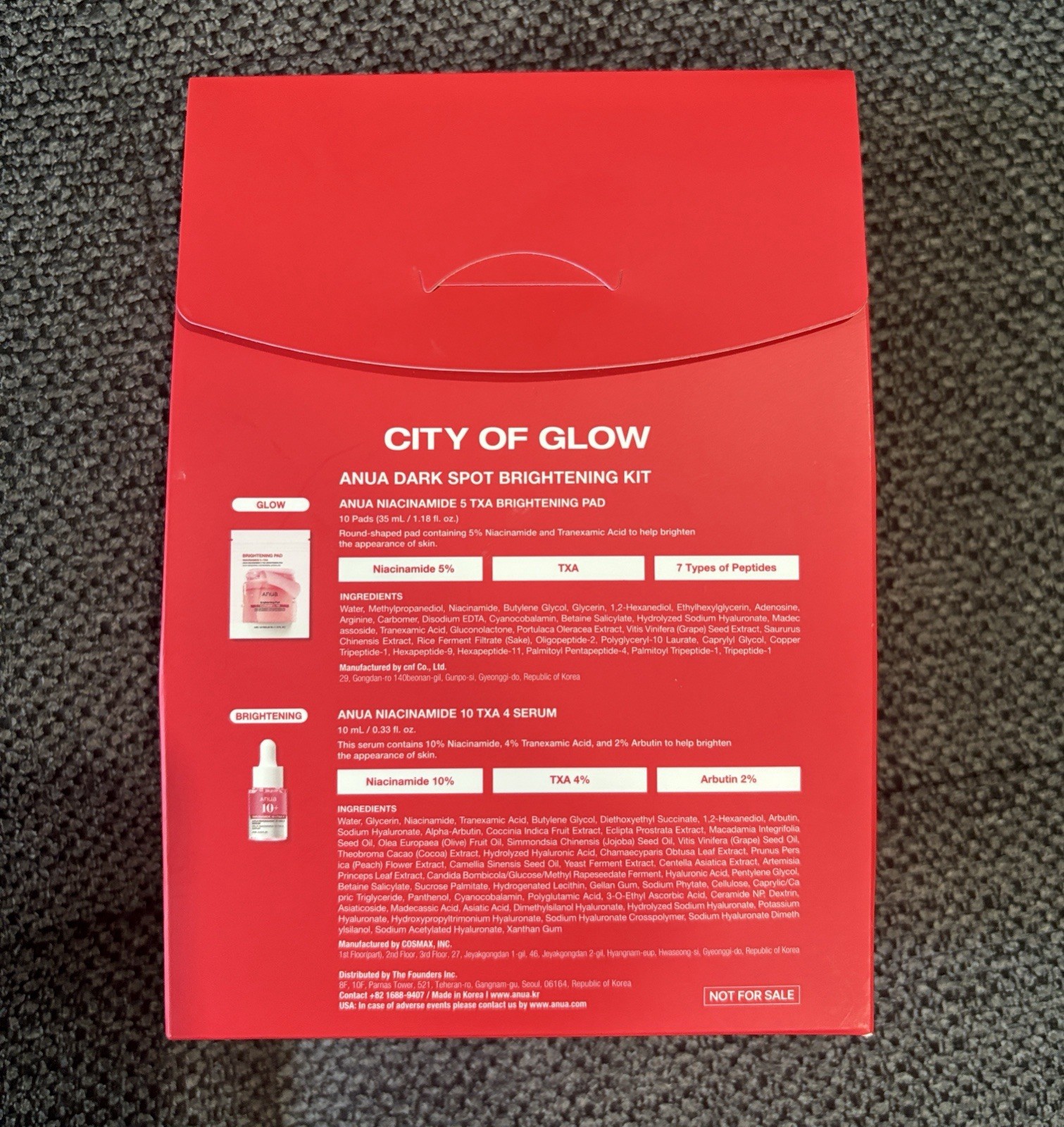 Anua Dark Spot Brightening Kit NIB Niacinamide & TXA Target Dark Spots