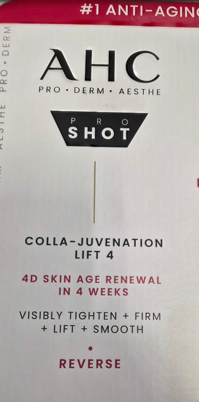 NEW AND SEALED AHC Pro Shot Colla-Rejuvenation Lift 4 Intra-Serum + Eye Cream