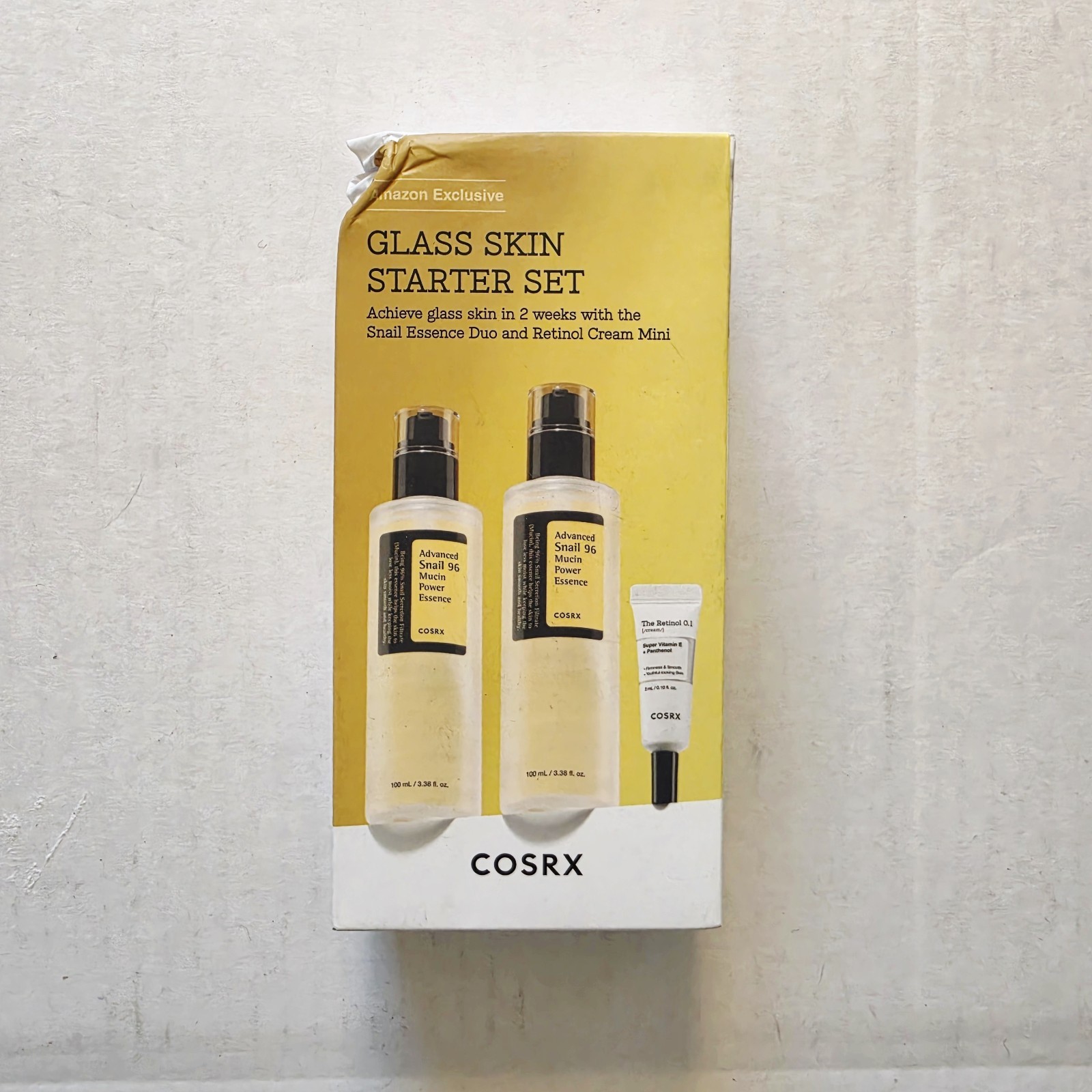 COSRX -Glass Skin Starter Set – Snail 96 Mucin Power Essence – 100ml