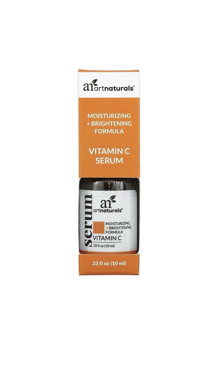 NEW Artnaturals Vitamin C Moisturizing + Brightening Serum Formula .33 oz