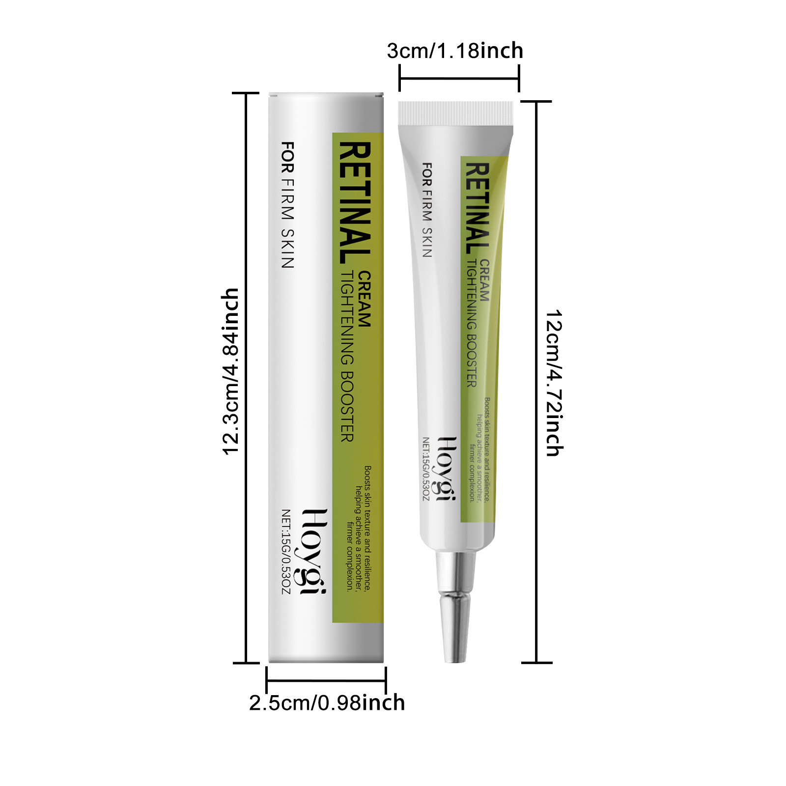 3Pcs High-Performance Retinal Shot Booster Tightening Vita-A Eye Cream Unisex US