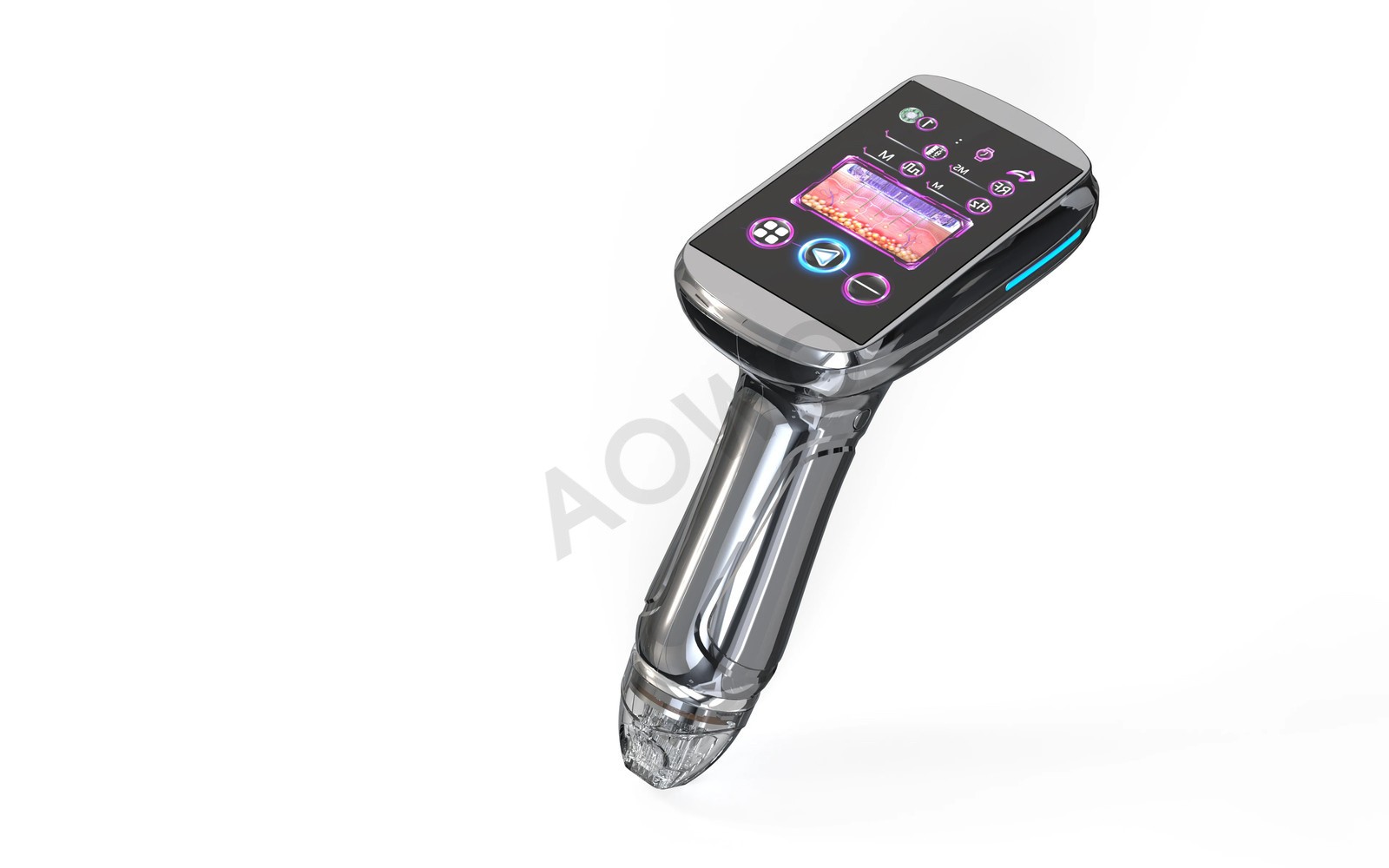 A68 Pro Handheld 4 tips Fractional Gold RF Microneedle Wrinkle Removal Device