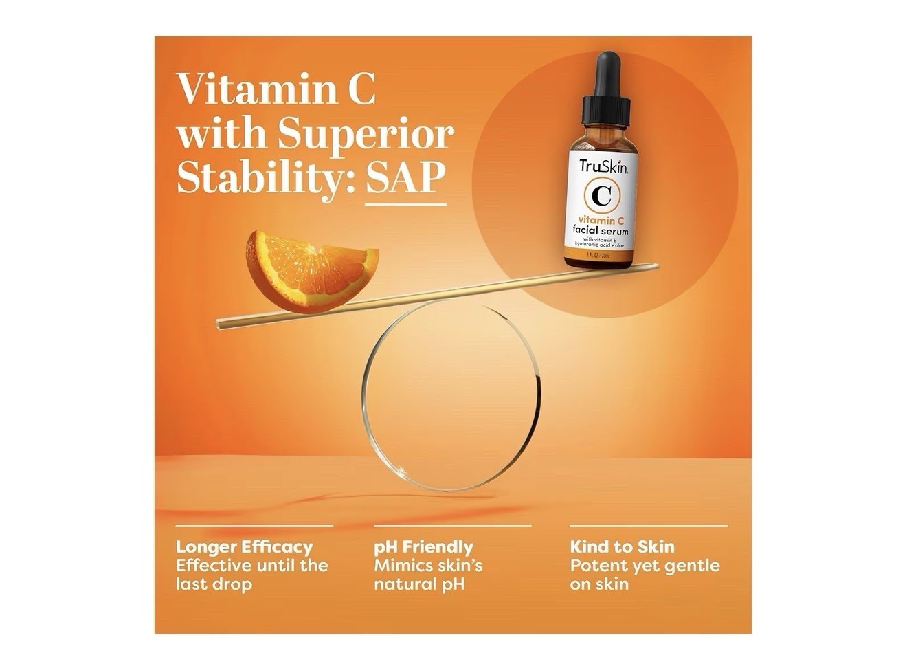 2 Pack – TruSkin Vitamin C Anti-Aging Facial Serum – Exp 04/2026