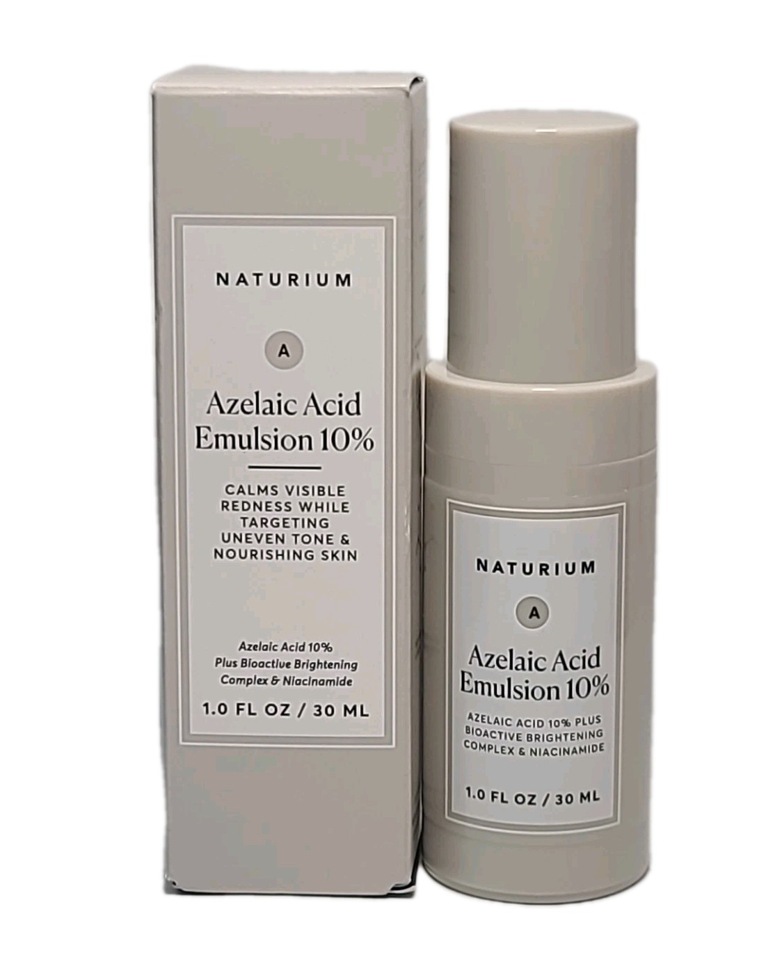 ( 1 ) Naturium Azelaic Acid Emulsion 10% Plus Bioactive Brightening Complex 1 Oz