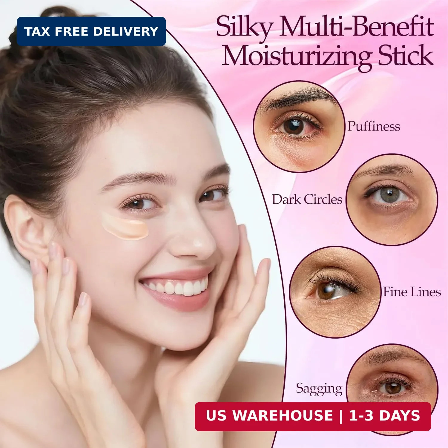 Multi Balm Stick, Moisturizer Stick for Eyes, Face, Neck, Collagen Moisturizer,