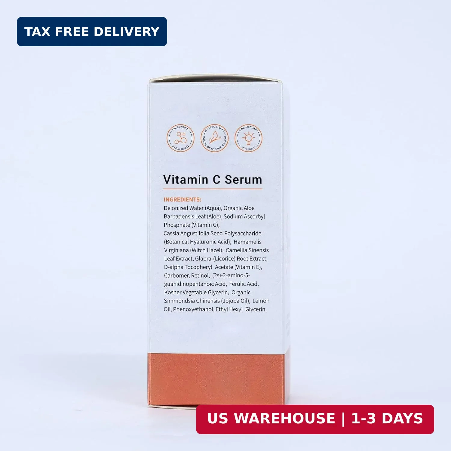 Peauamie Vitamin C Serum for Face Anti Aging with 2%Hyaluronic Acid and 1%Retino