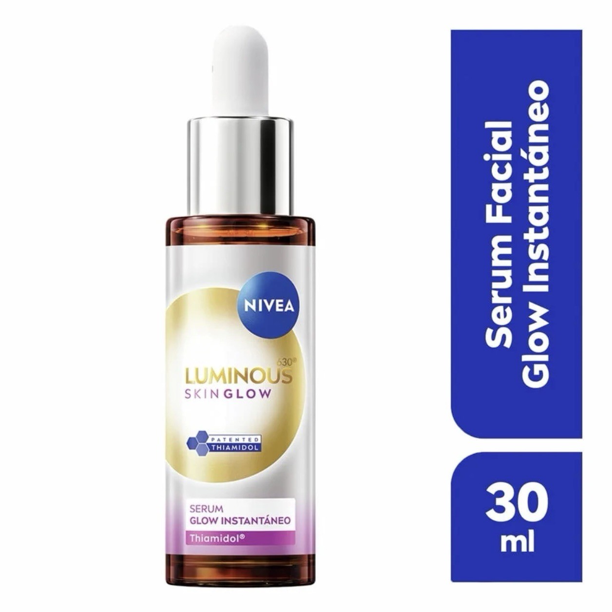 2-Piece NIVEA LUMINOUS SKIN GLOW Exfoliating Toner & Instant Serum Set 630°