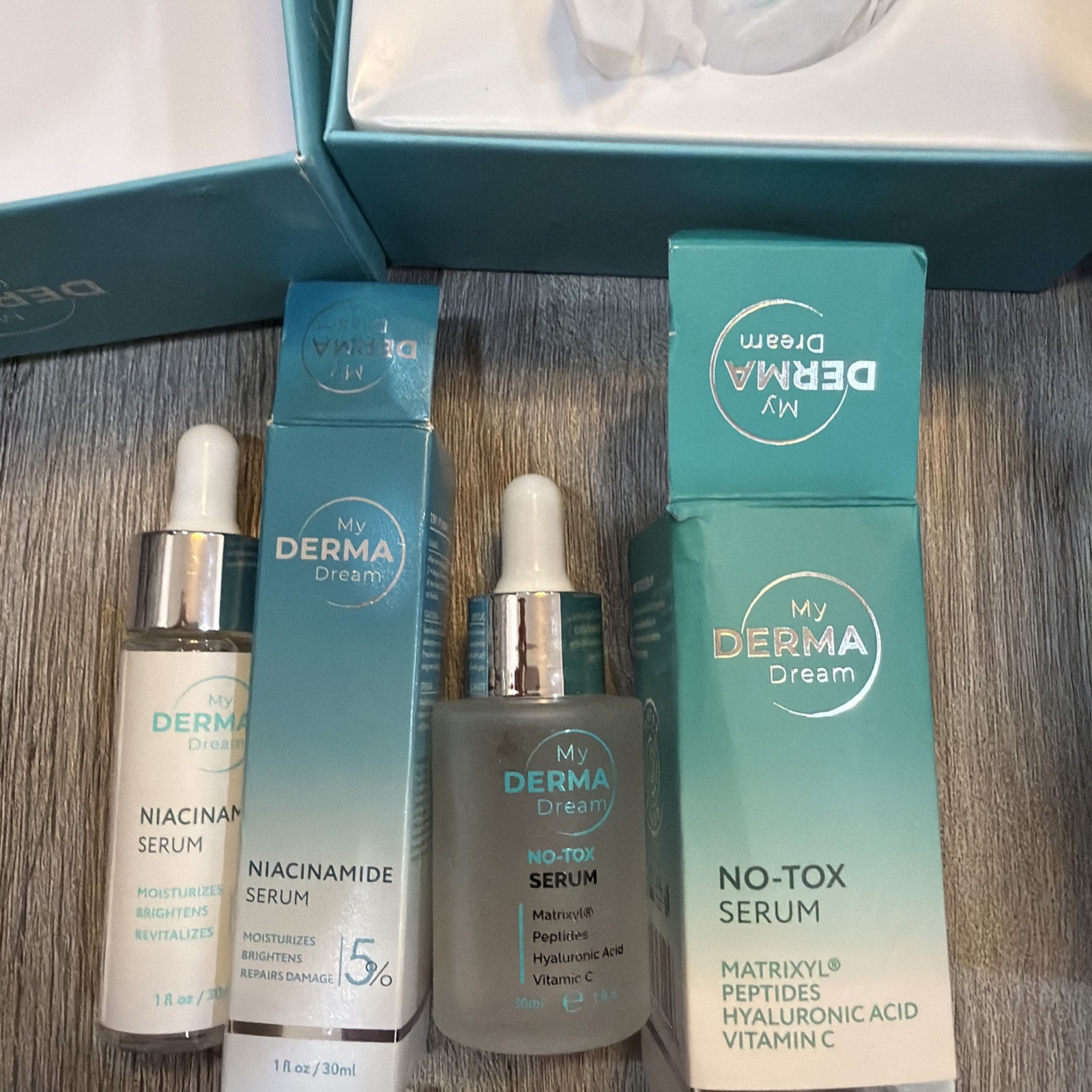 MyDerma Dream MyoGlow LED Arm, Neck, and Face Total Body Sculpting Device READ