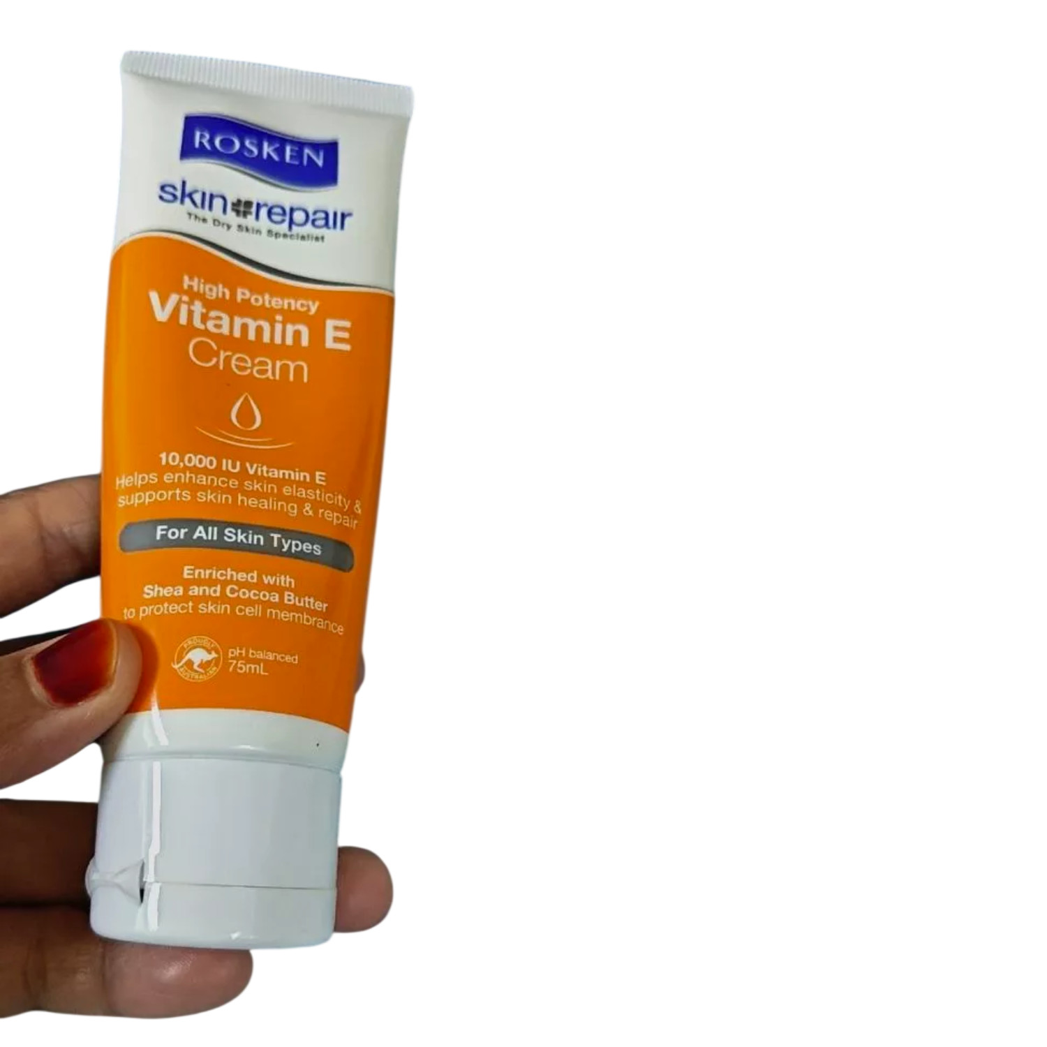 Rosken High Potency Vitamin E Cream 75ml- Enriched With Shea & Cocoa Butter 2027