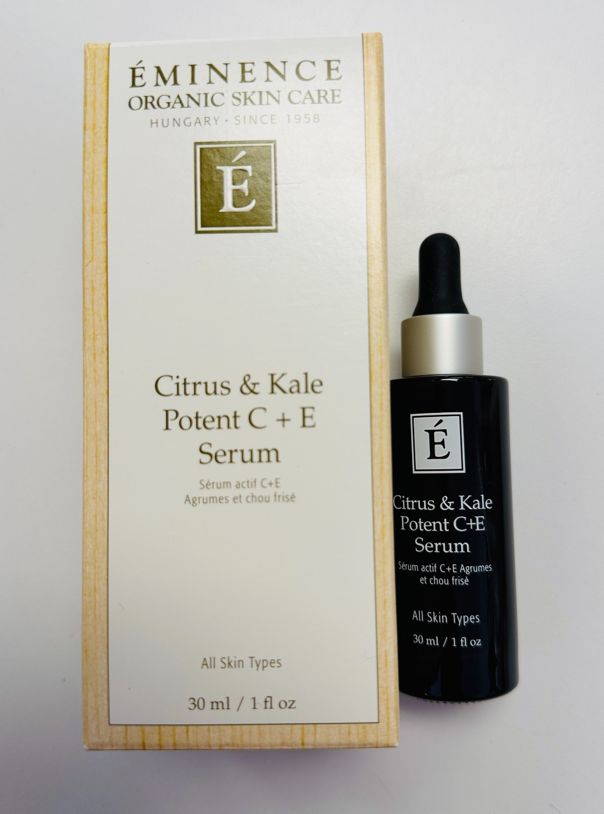 Eminence Organic Citrus Kale Potent C + E Serum 30ml BRAND NEW/NEVER OPENED