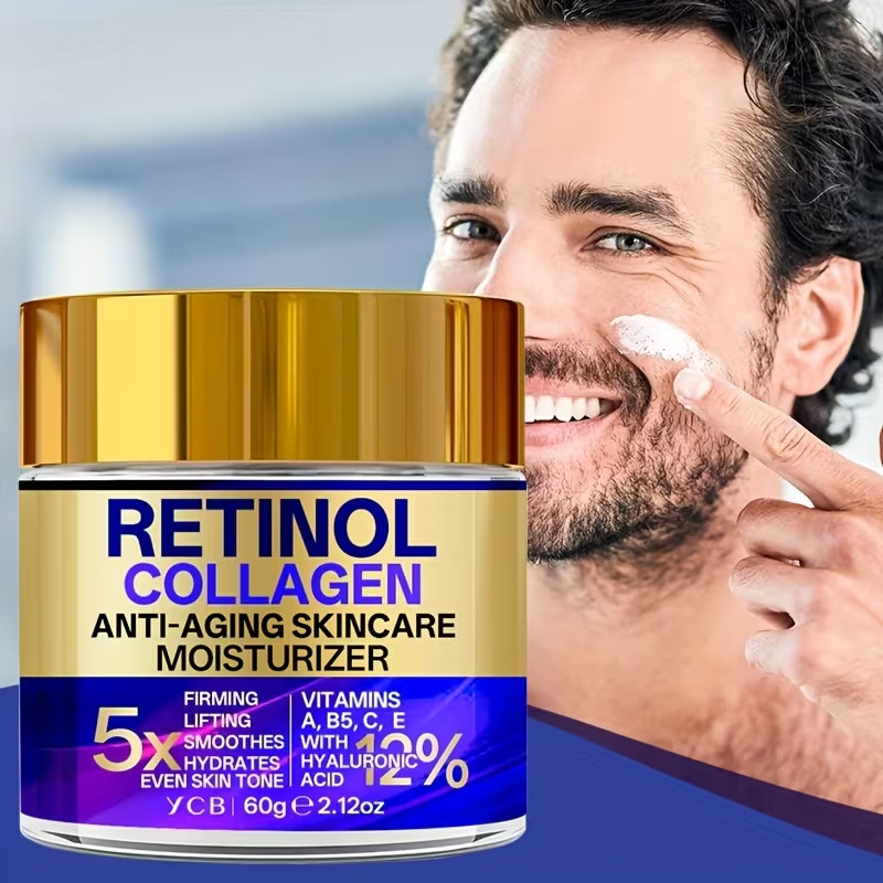 Retinol Collagen Moisturizing Cream 60g/2.12oz – Face Cream with Hyaluronic Acid