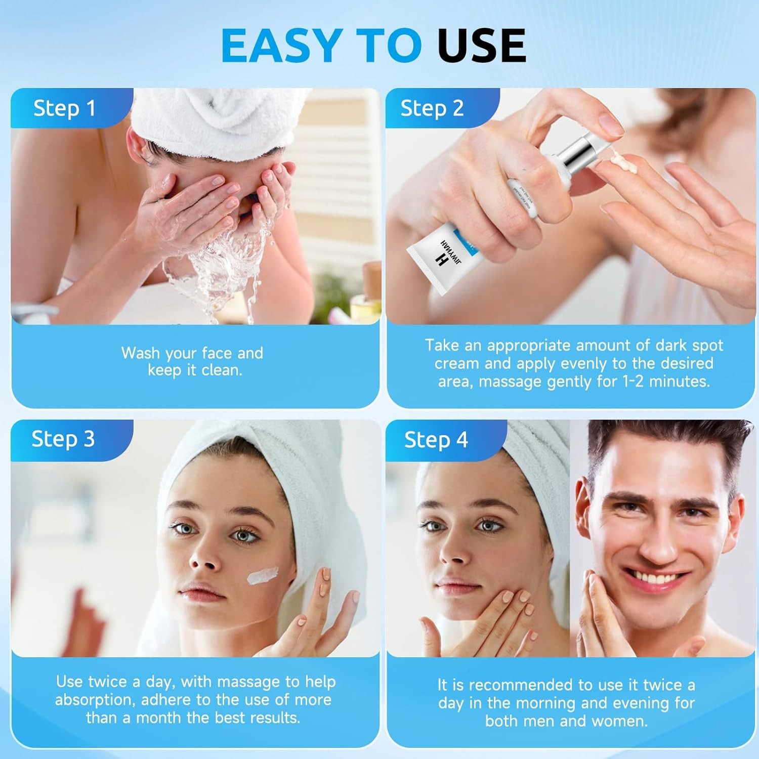 HANYWIL Dark Spot Remover for Face & Body Serum,Dark Spot Corrector Serum for Hy