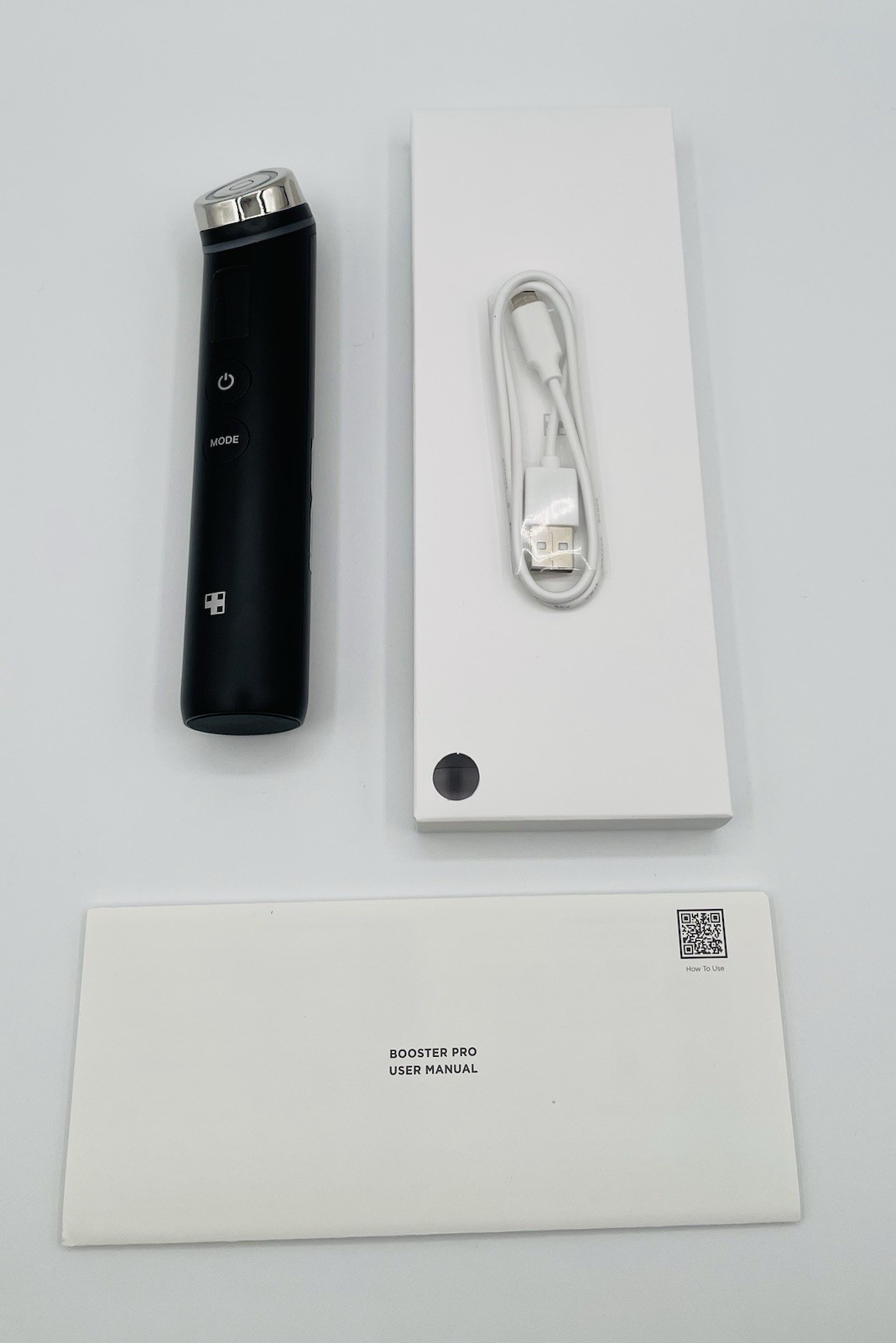 Medicube AGE-R Booster Pro Black 6-in-1 LED Skincare Device- Used