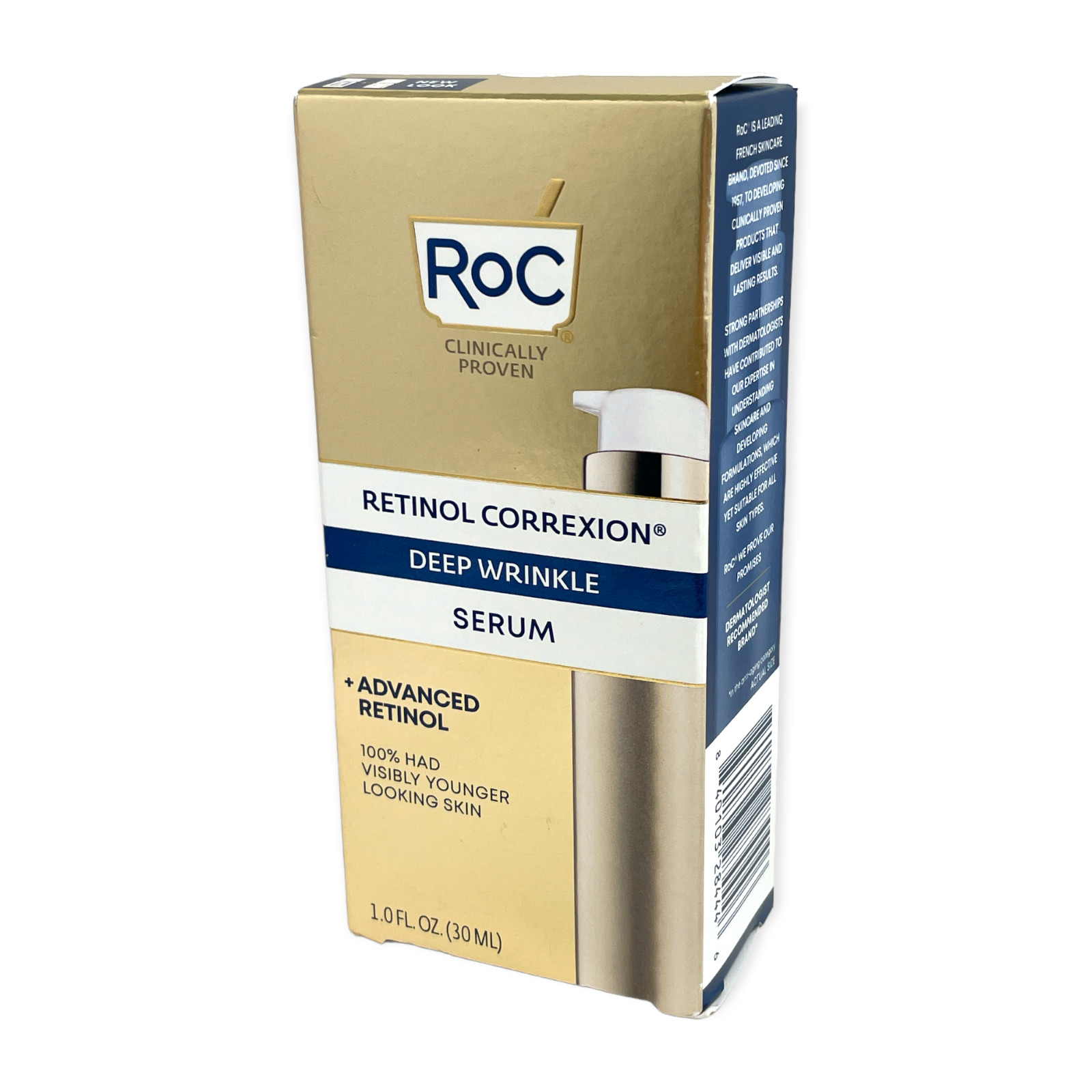 RoC Retinol Correxion Deep Wrinkle Serum + Advanced Retinol 1.0oz./30ml NEW