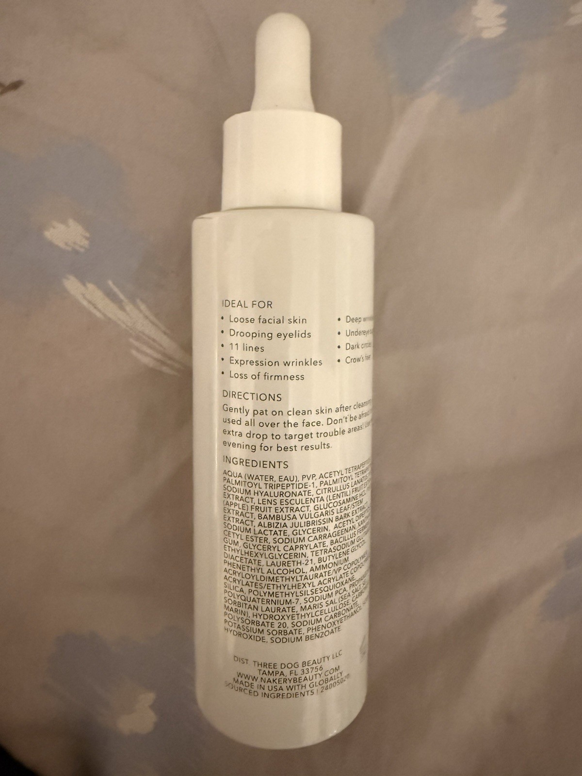Nakery Beauty Rapid Lift Multi-Peptide Serum Tighten + Firm 1.69 fl oz