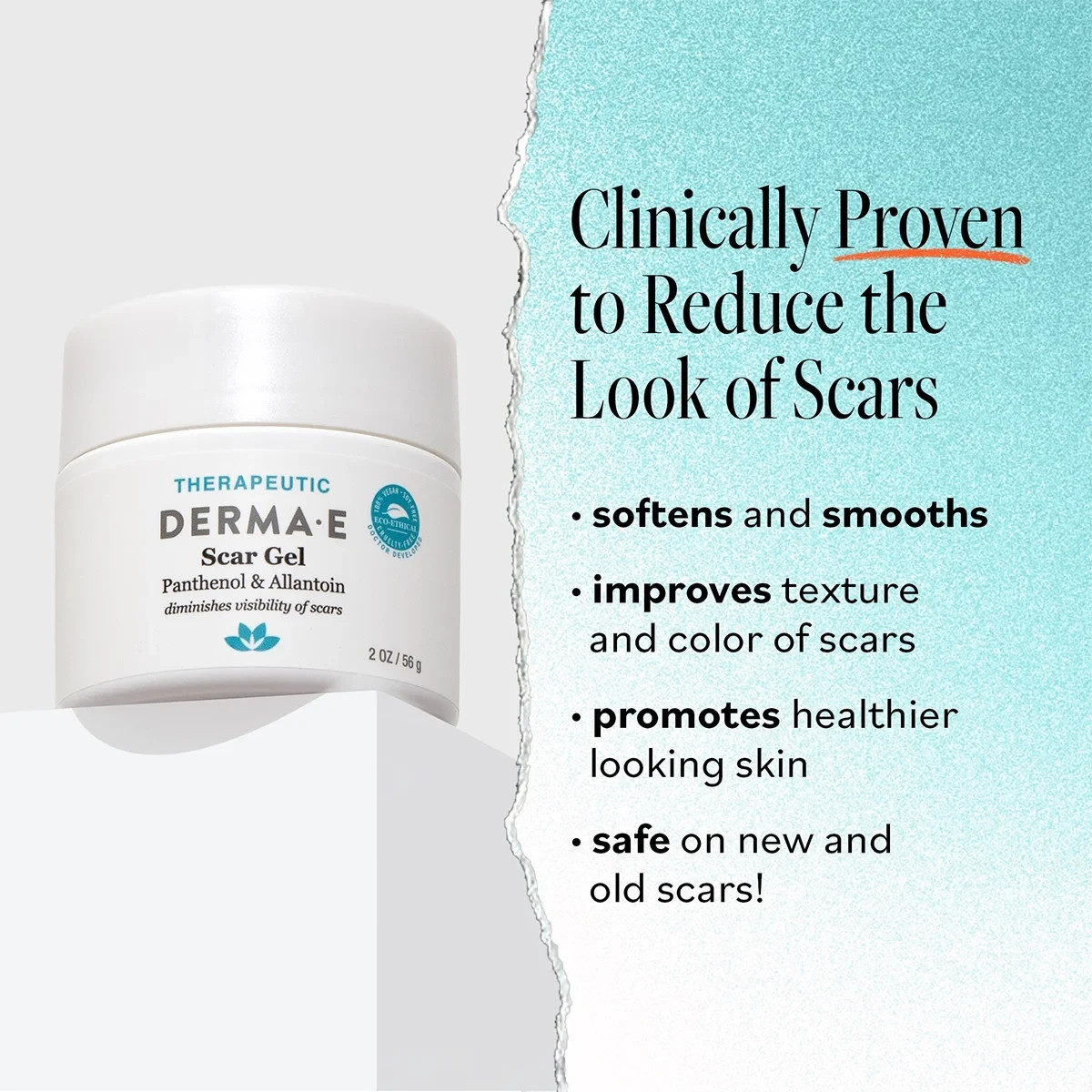 Derma E Scar Gel 2 oz 56 g Cruelty-Free, Gluten-Free, No Artificial Colors,