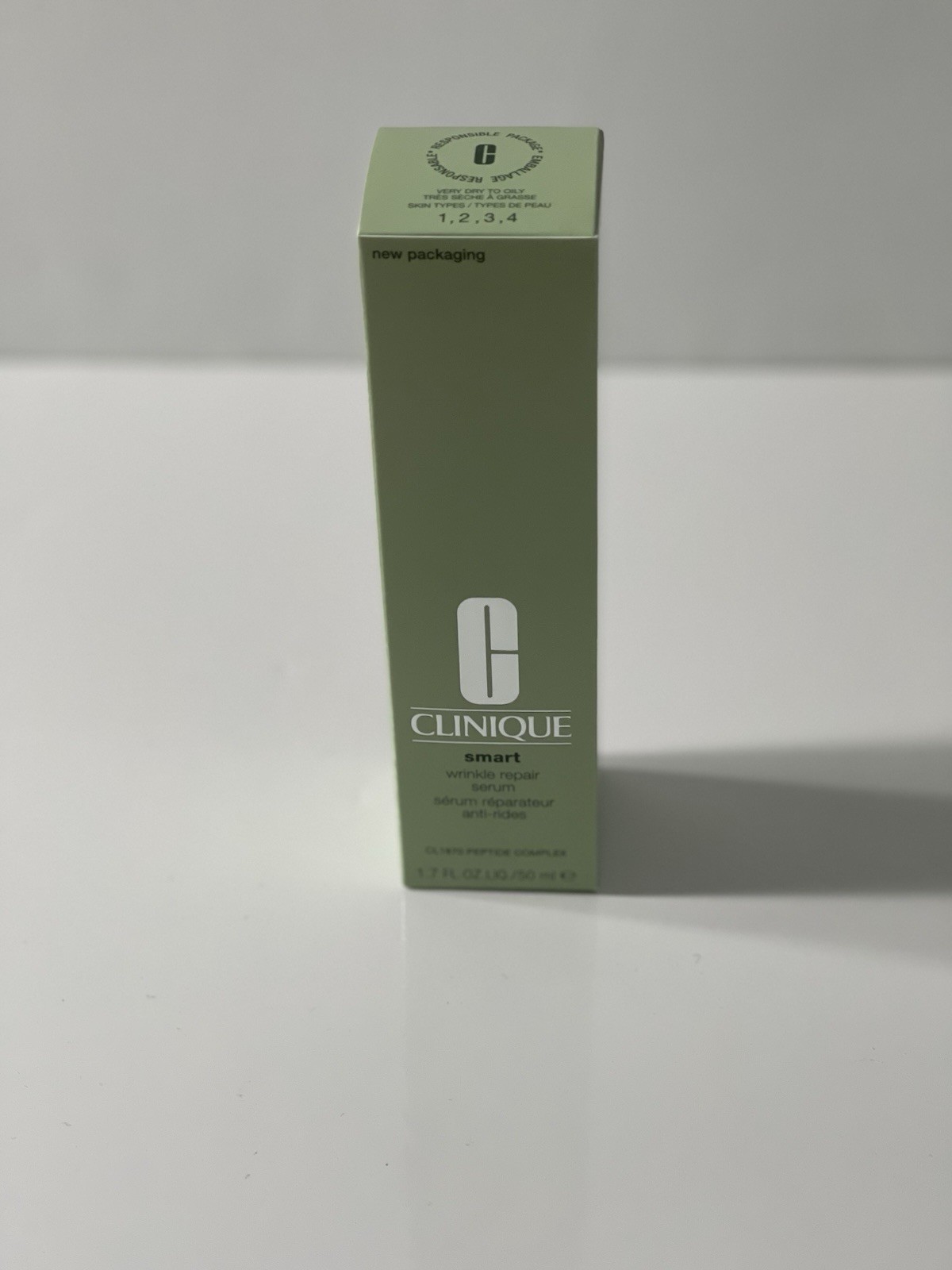 CLINIQUE Smart Wrinkle Repair Face Serum Peptide Complex New In Box 1.7 FL. OZ.