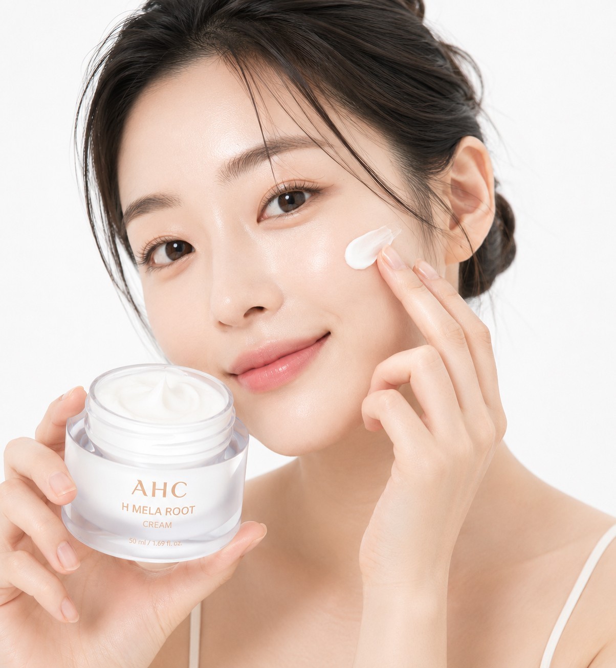 AHC Genuine H Mela Root Cream 50ml Brightening Dark Spot Care K-Beauty Free Ship
