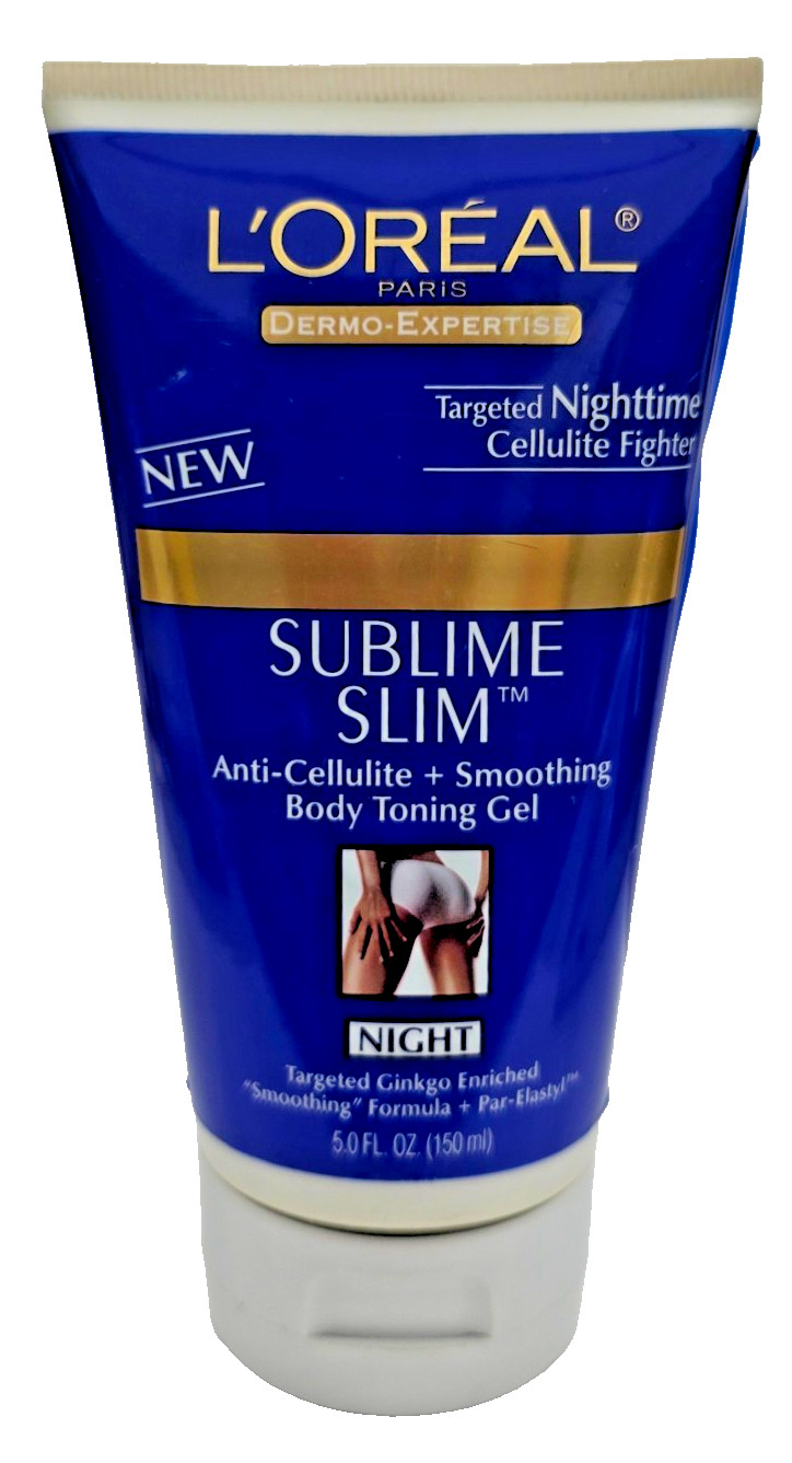 L’OREAL SUBLIME SLIM ANTI-CELLULITE+SMOOTHING BODY TONING GEL 5.0 FL OZ (NIGHT)