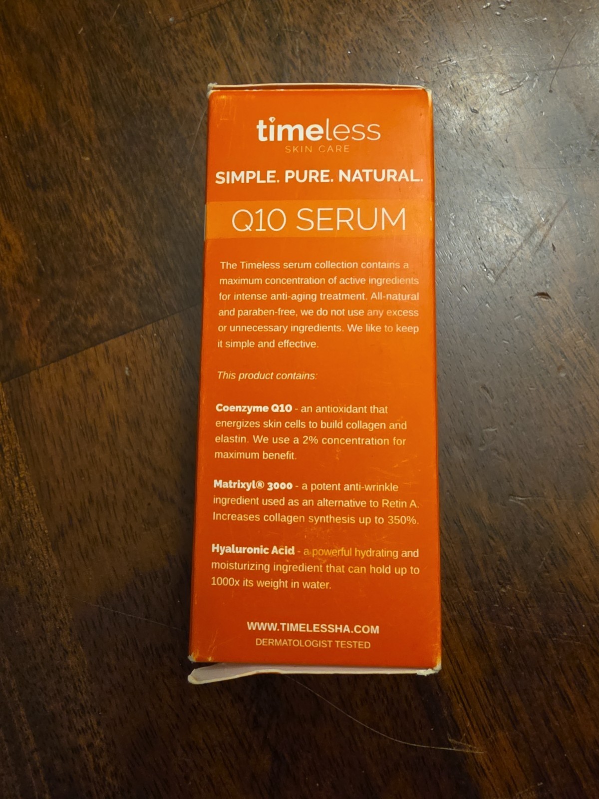 Timeless Skin Care Coenzyme Q10 Serum 1 Oz