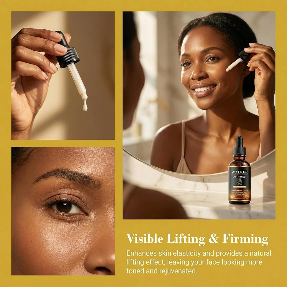 Skin Protect Serum for Black Women Anti Aging Face Serum for Dark Circle Wrinkle