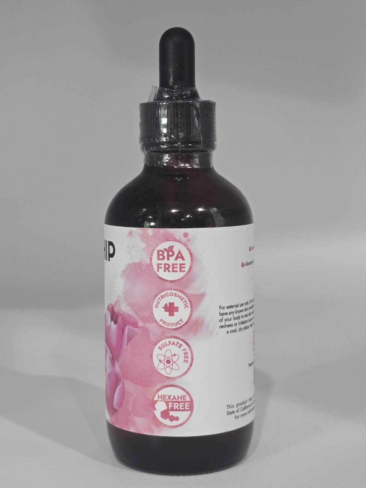 Premium Nature 100% ROSEHIP OIL 4 OZ / 118 ml Dropper Hair Skin Nails Moisturize