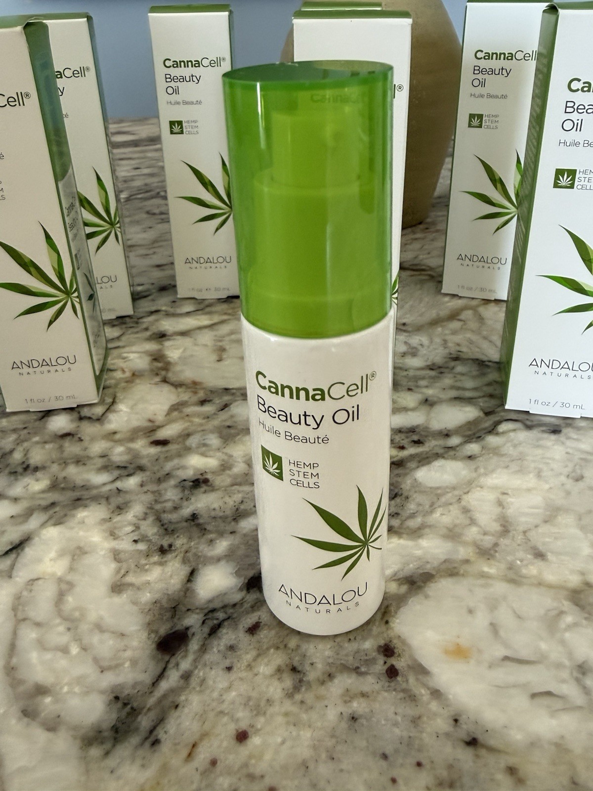 Andalou Naturals CannaCell Beauty Oil Lot Of 8 All New In Box $160 Retail