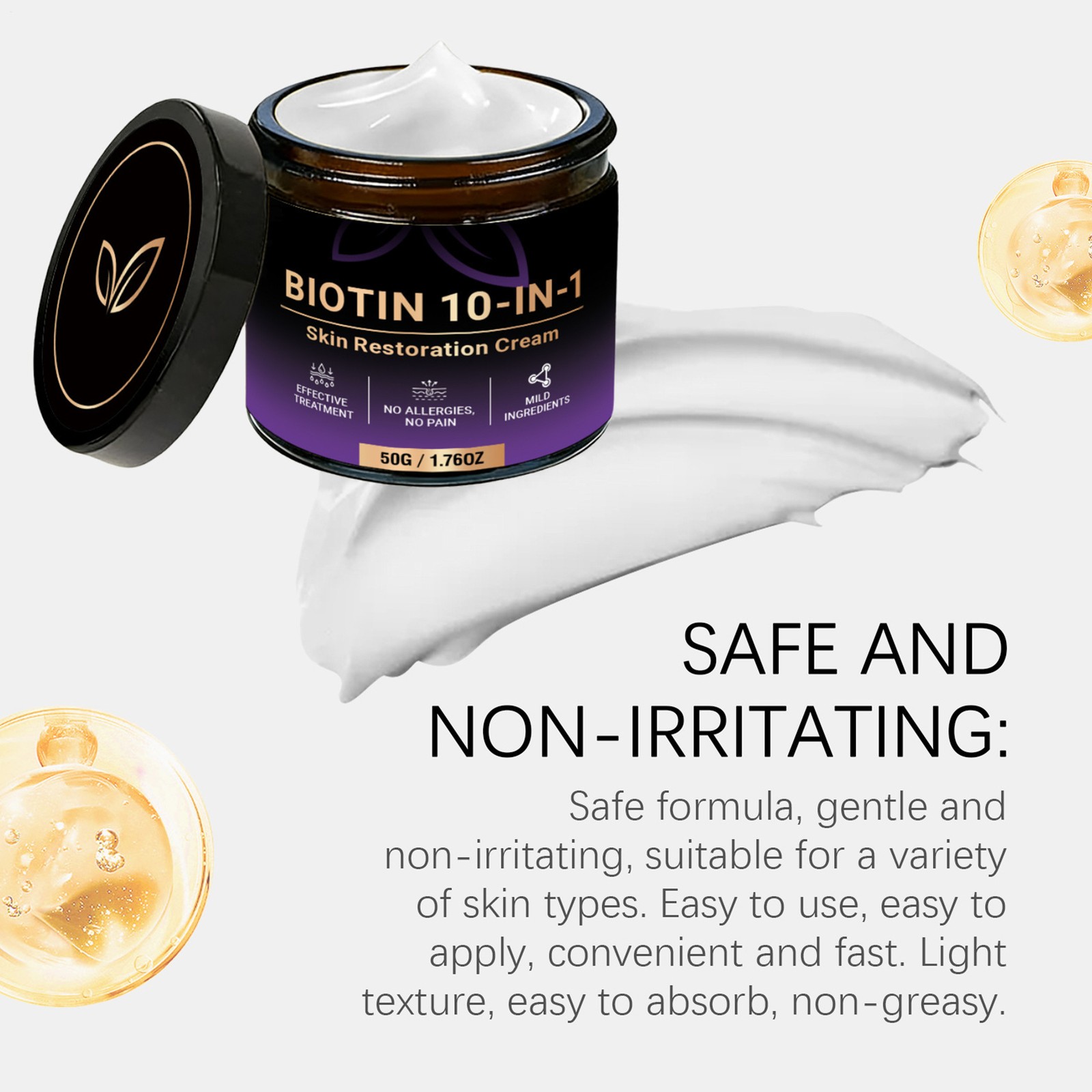 Evolvion Biotin 10-in-1 Skin Restoration Moisturizing Cream, 2026 New Skin Treat