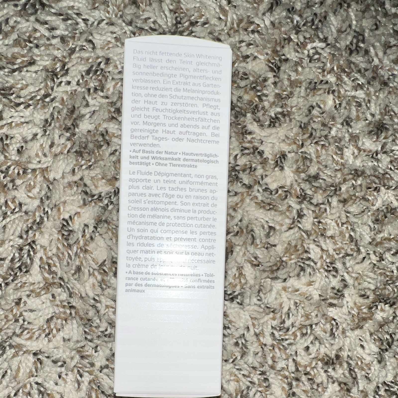 ANNEMARIE BÖRLIND Natural Beauty Skin Whitening Fluid Dark Spots Face 1.69 oz