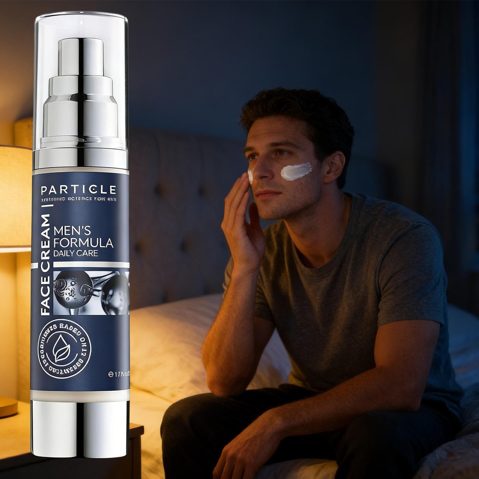 Particle Face Cream For Men 6 In 1 Anti Aging Cream Fights Eye Bags Dark Spots🔥