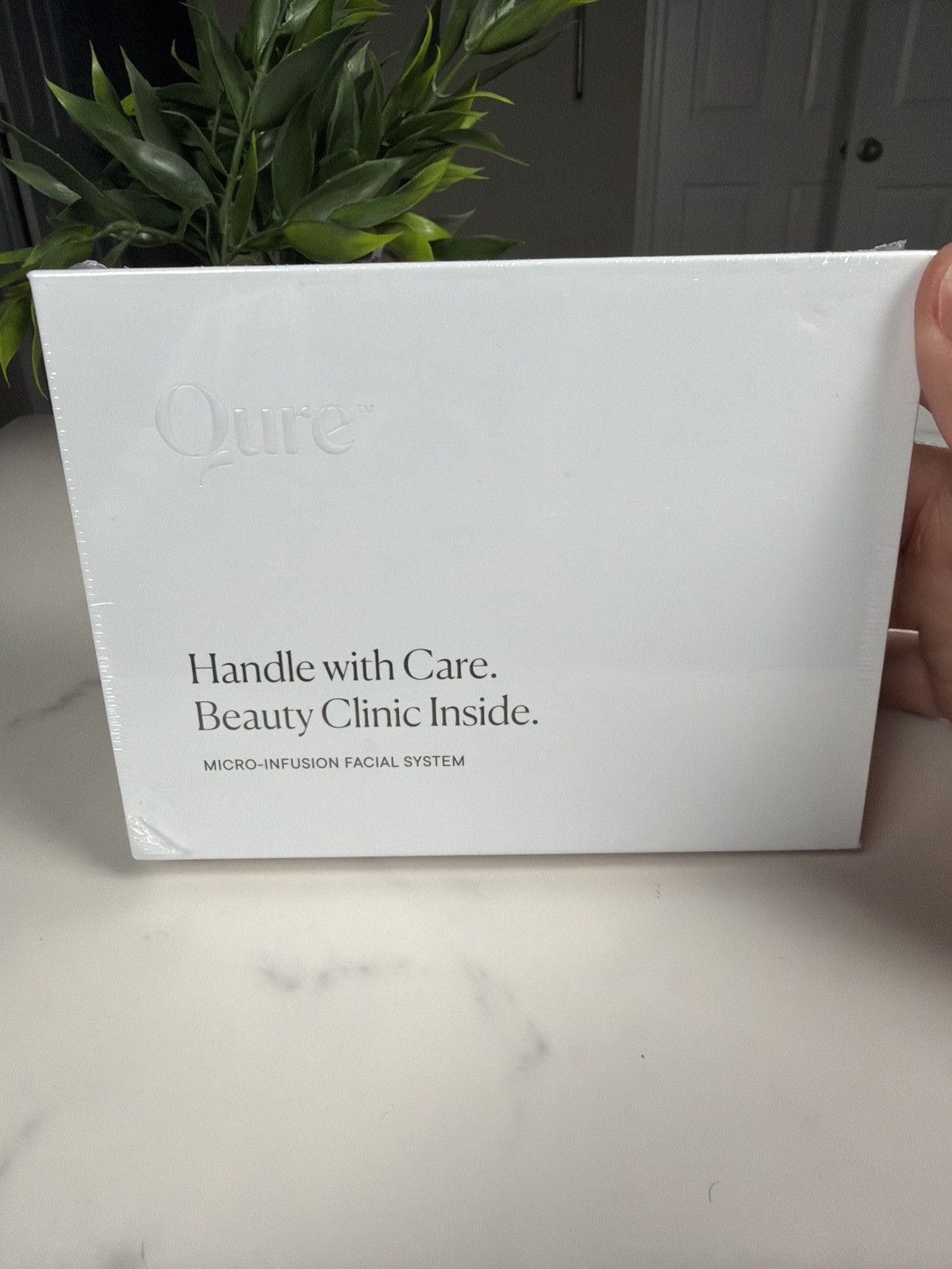 Qure Micro-Infusion Facial System At Home Microneedling 1 Month Bundle Kit