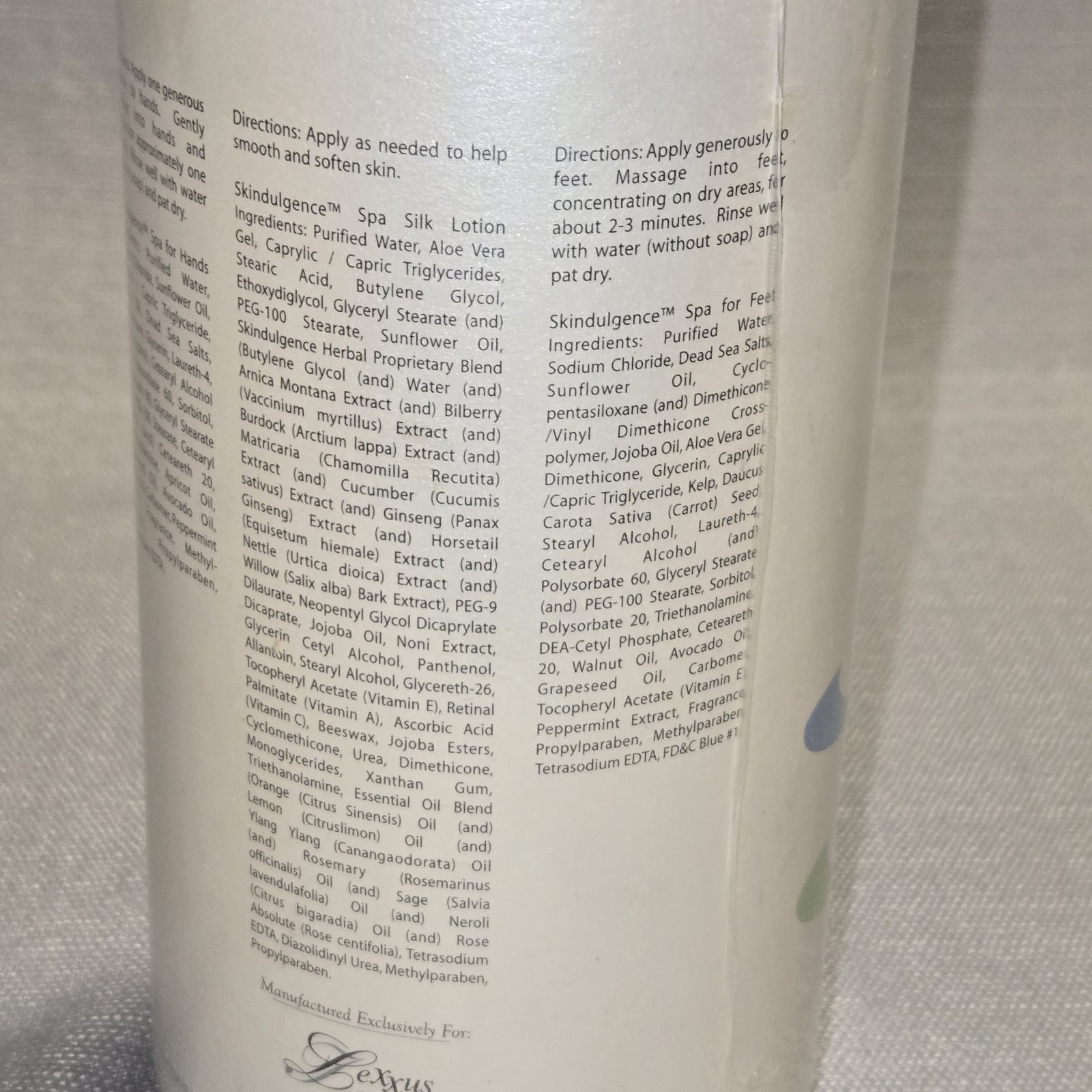 NOS Skindulgence Spa Collection – Hands & Feet Spa – 2002 – USA – Full Size