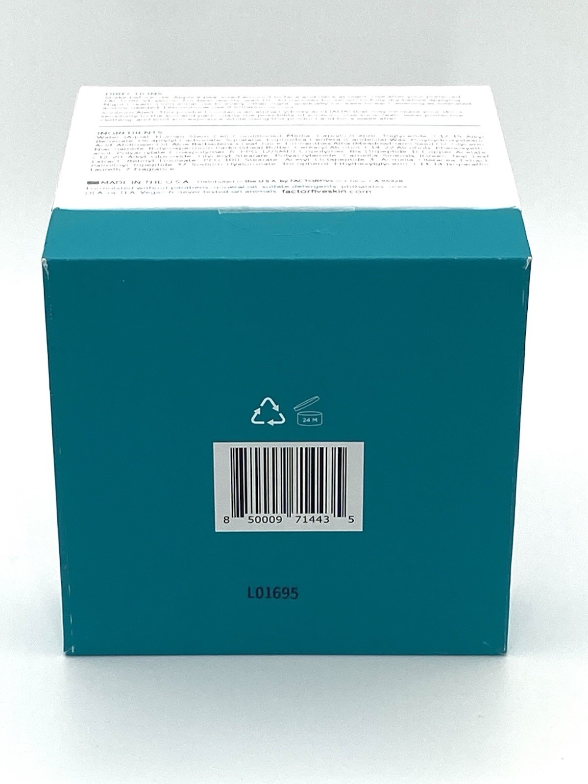 Factor Five Night Retinol Cream 0.25% 1 oz 30mL Full Size