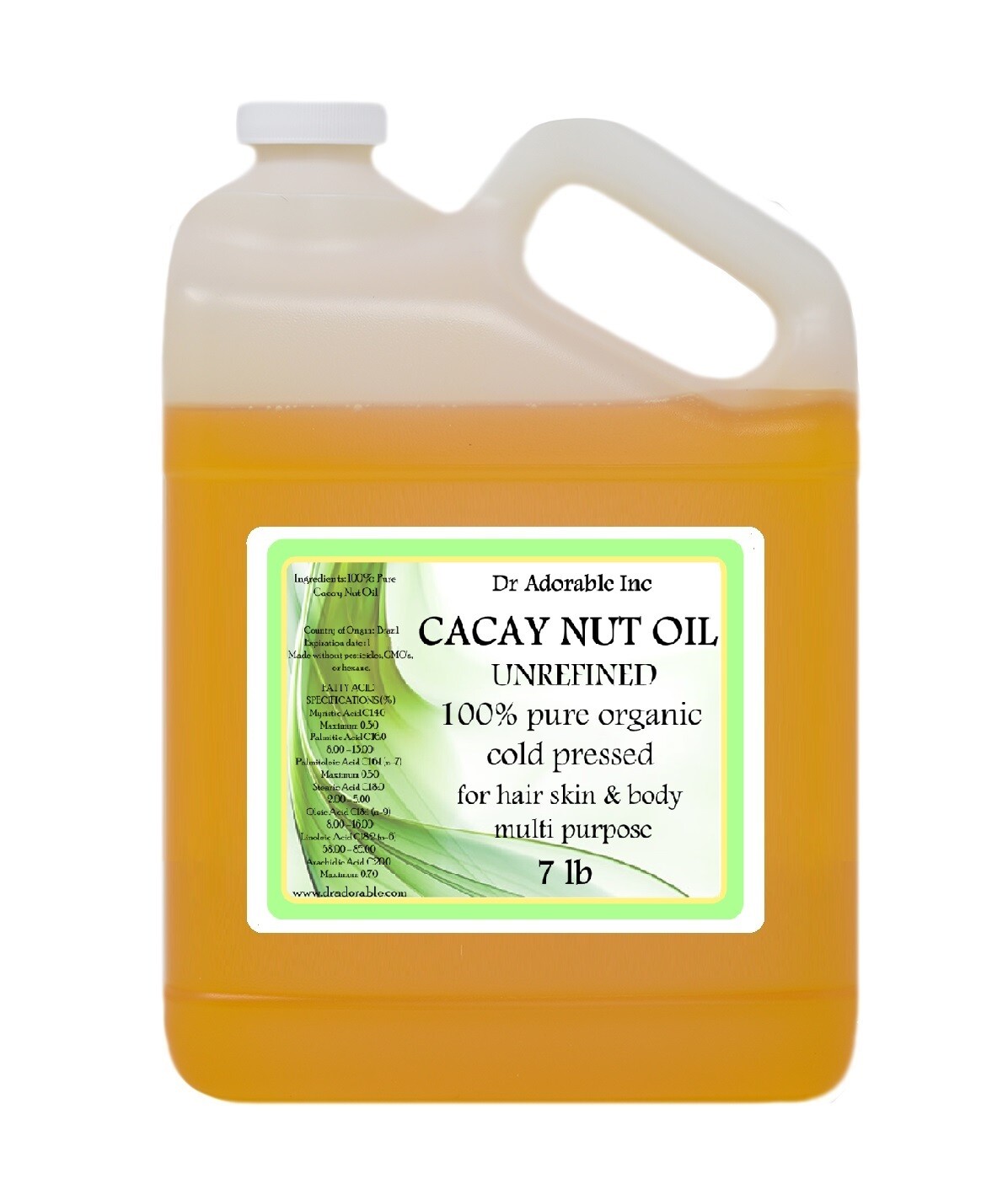 CACAY NUT OIL UNREFINED Hair Growth Skin Anti Aging Body Care Health Pure Fresh