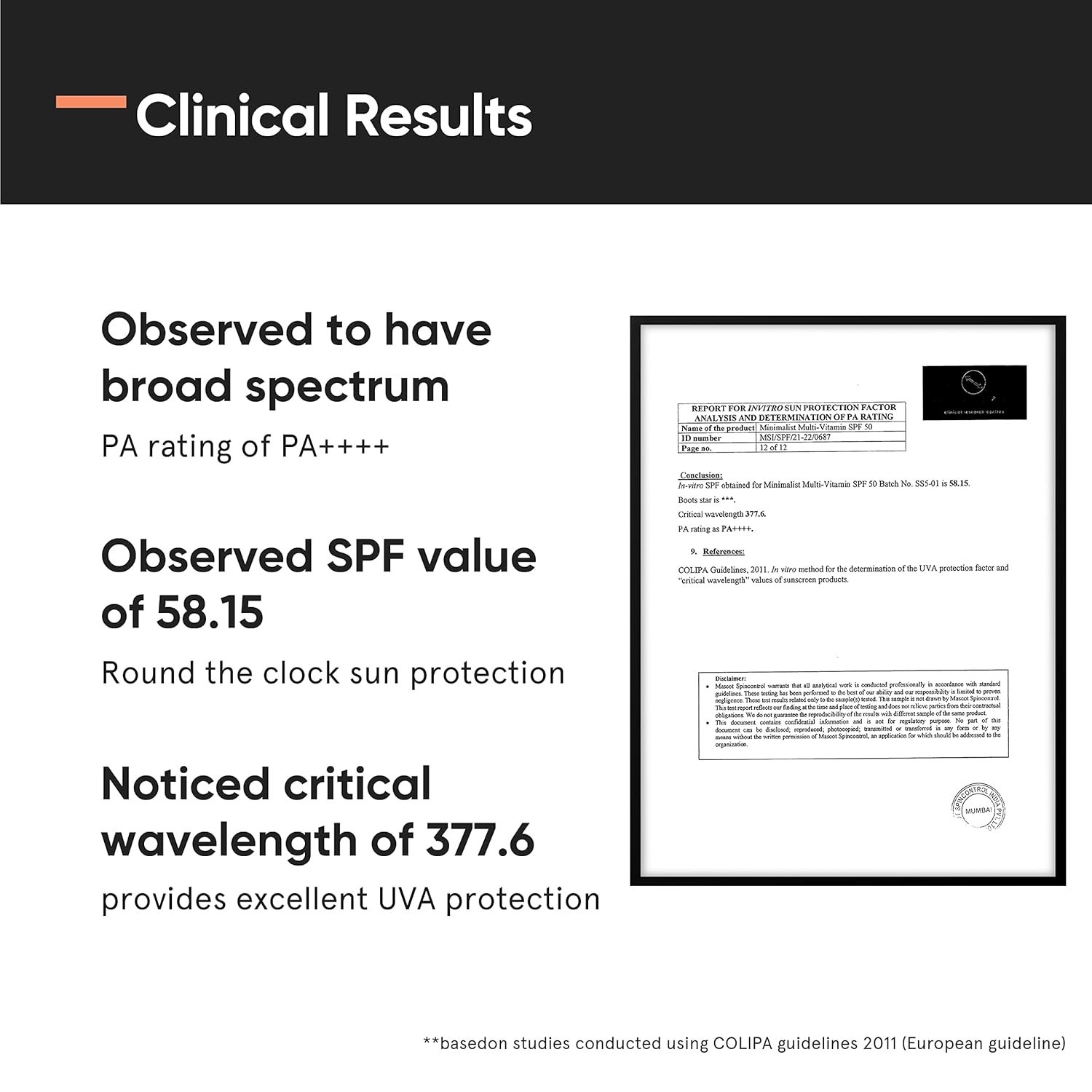 Minimalist Sunscreen SPF 50 PA+++ with Niacinamide & Multi-Vitamins Lightweight