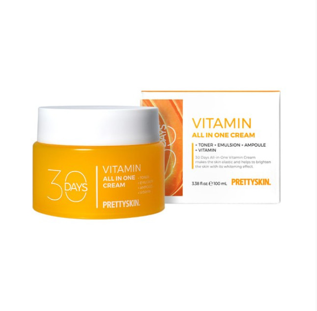 PRETTY SKIN 30 Days All-In-One Vitamin Cream (100ml) – Authentic & US Seller