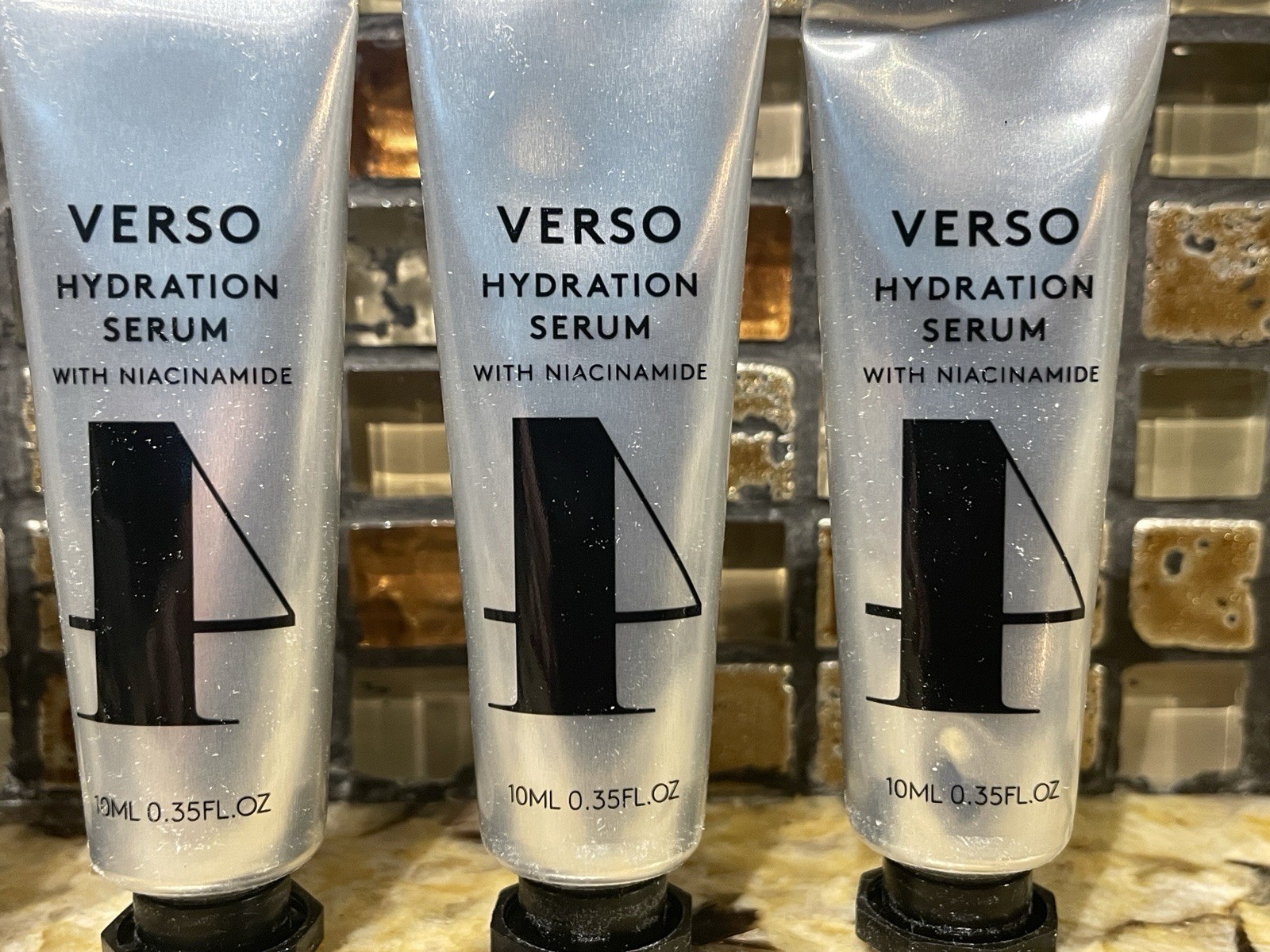 Bundle of 3 VERSO 4 Hydration Serum 0.35oz each Deluxe Sample Sz 1.05oz Total