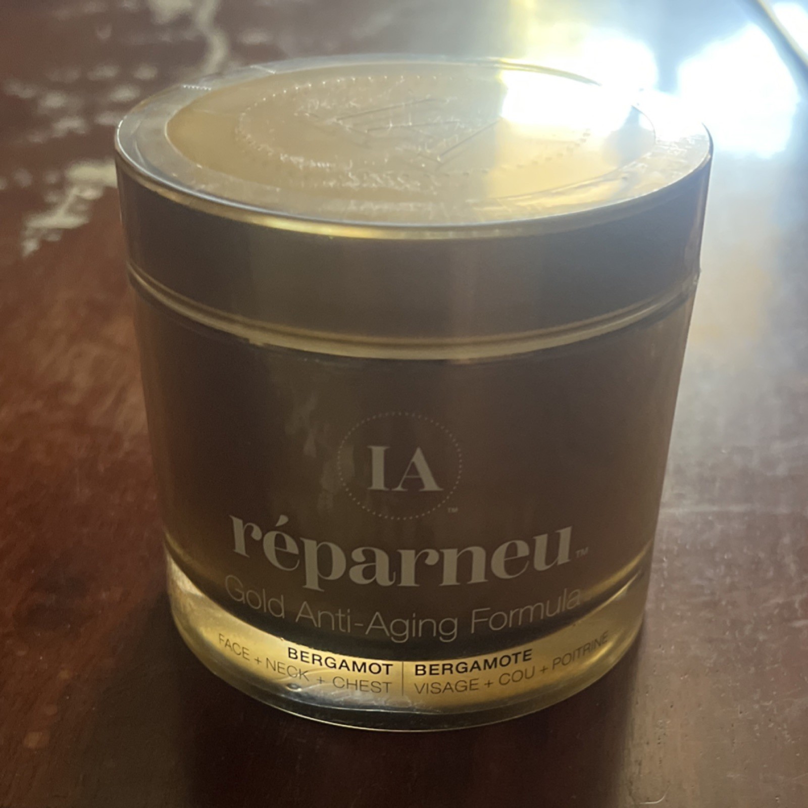 IA Gold Anti-Aging Formula Bergamot Cream for Face, Neck, Chest