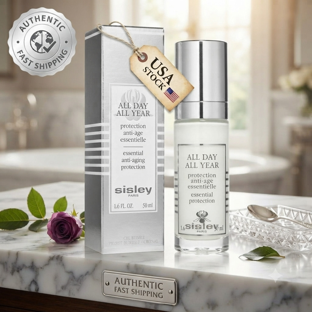 Sisley All Day All Year Essential Anti Aging Protection 50ml 1.6oz New Sealed Fa