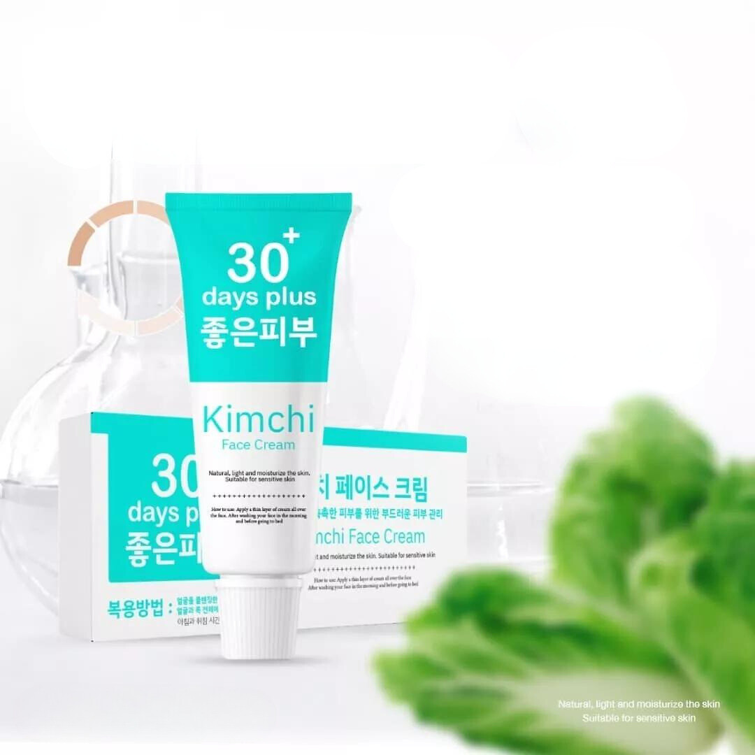 1 SET KIMCHI FACECREAM 30 DAYS PLUS + SUN SCREEN SPF50 PA+++