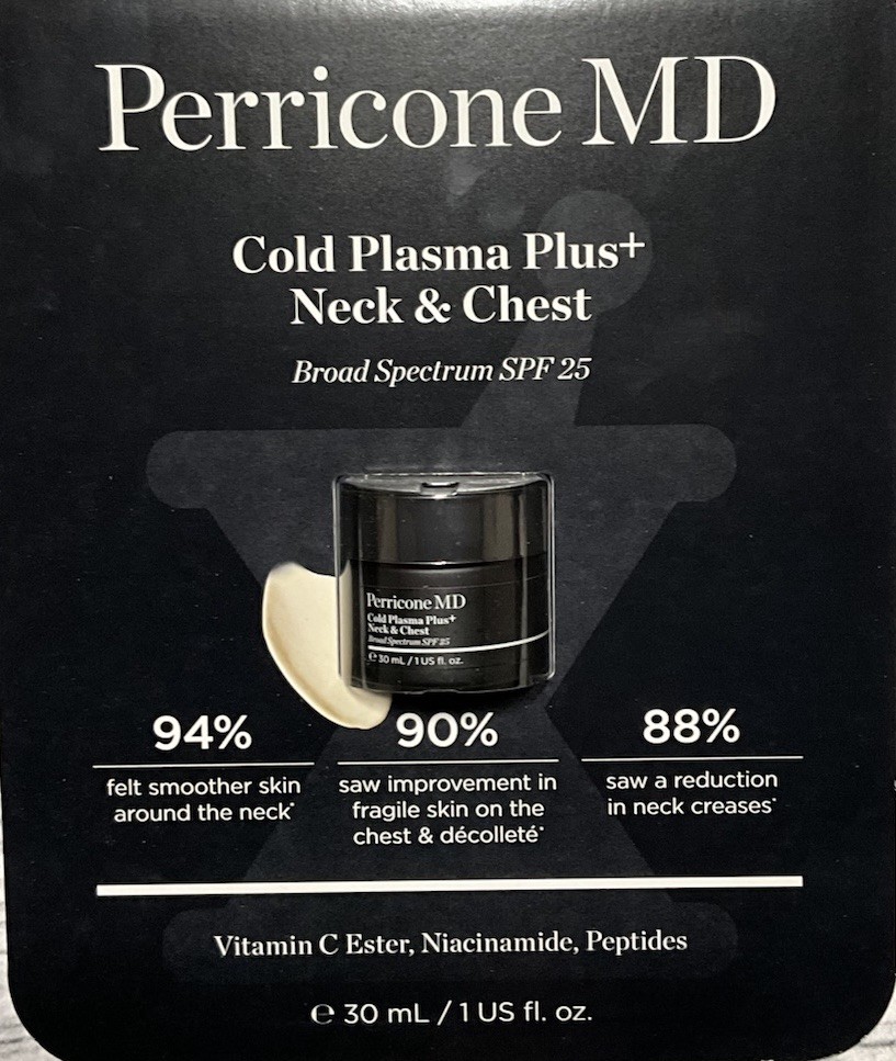 Perricone MD Cold Plasma Plus+ Neck & Chest Broad Spectrum Moisturizer SPF 25