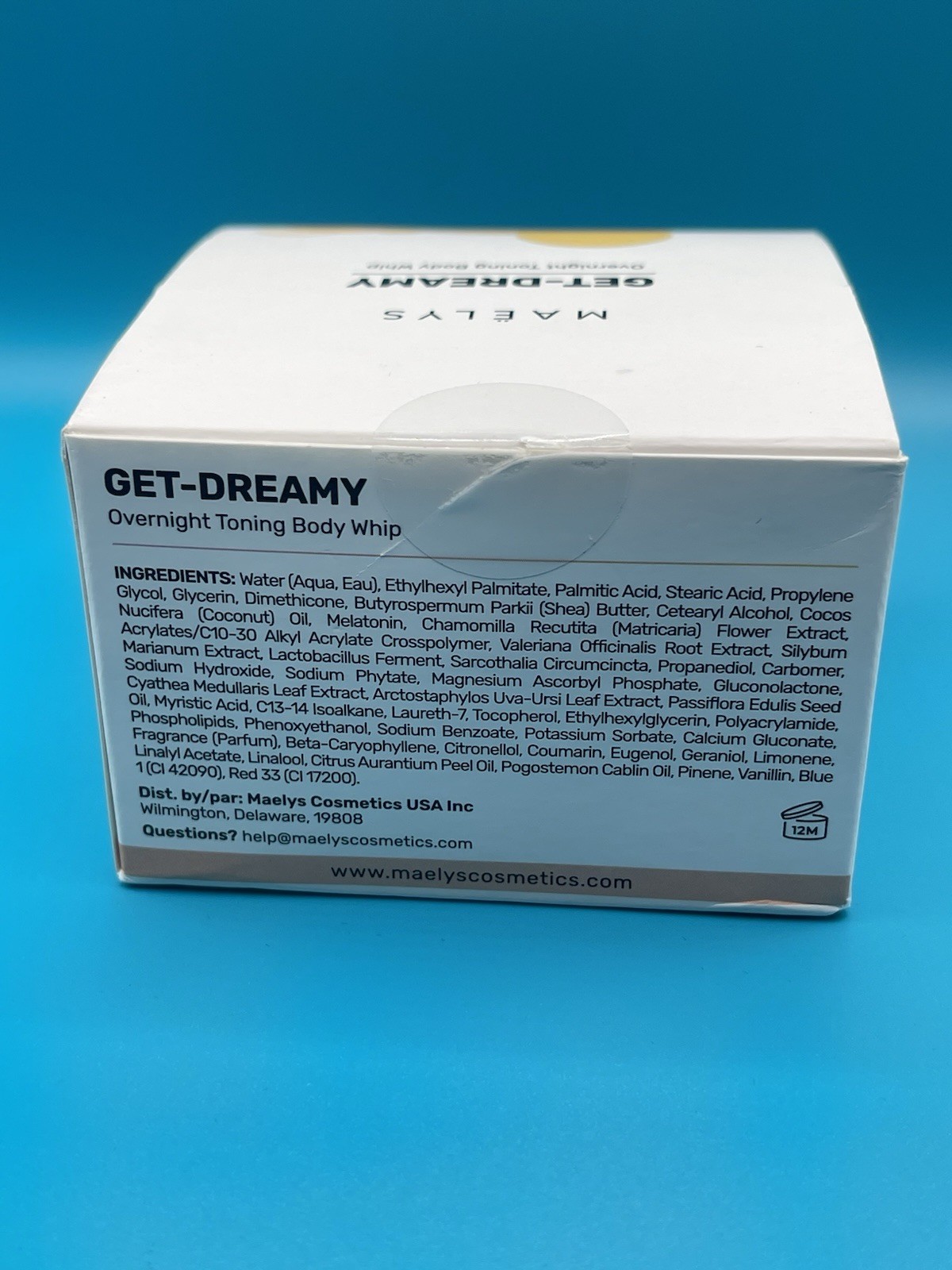Maelys Get-Dreamy Overnight Toning Body Whip – 6.8 fl oz/200 ml