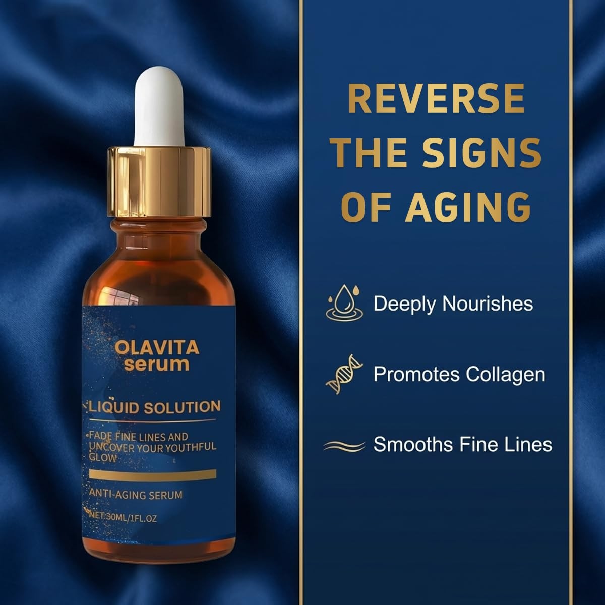 Olavita Liquid Solution Anti Aging Serum, New Upgraded Vitamin C & E Serum, B…